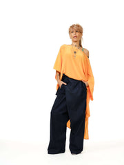Orange Oversized Мaxi Tunic