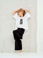 Boxy Linen-Cotton Top