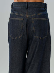 Wide-leg Denim Jeans
