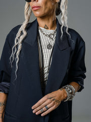 Black Oversized Midnight Blazer