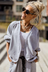 Grey Relaxed Lounge Set