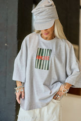 Soft Grey Draped Cap