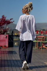 Oversized Striped Set