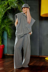 Grey Two Piece Set