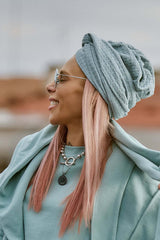 Green Turban Hat