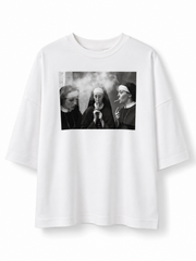 Oversized Graphic T-Shirt – "Holy Smoke"