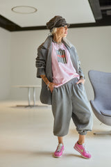 Pink Oversized Graphic T-Shirt