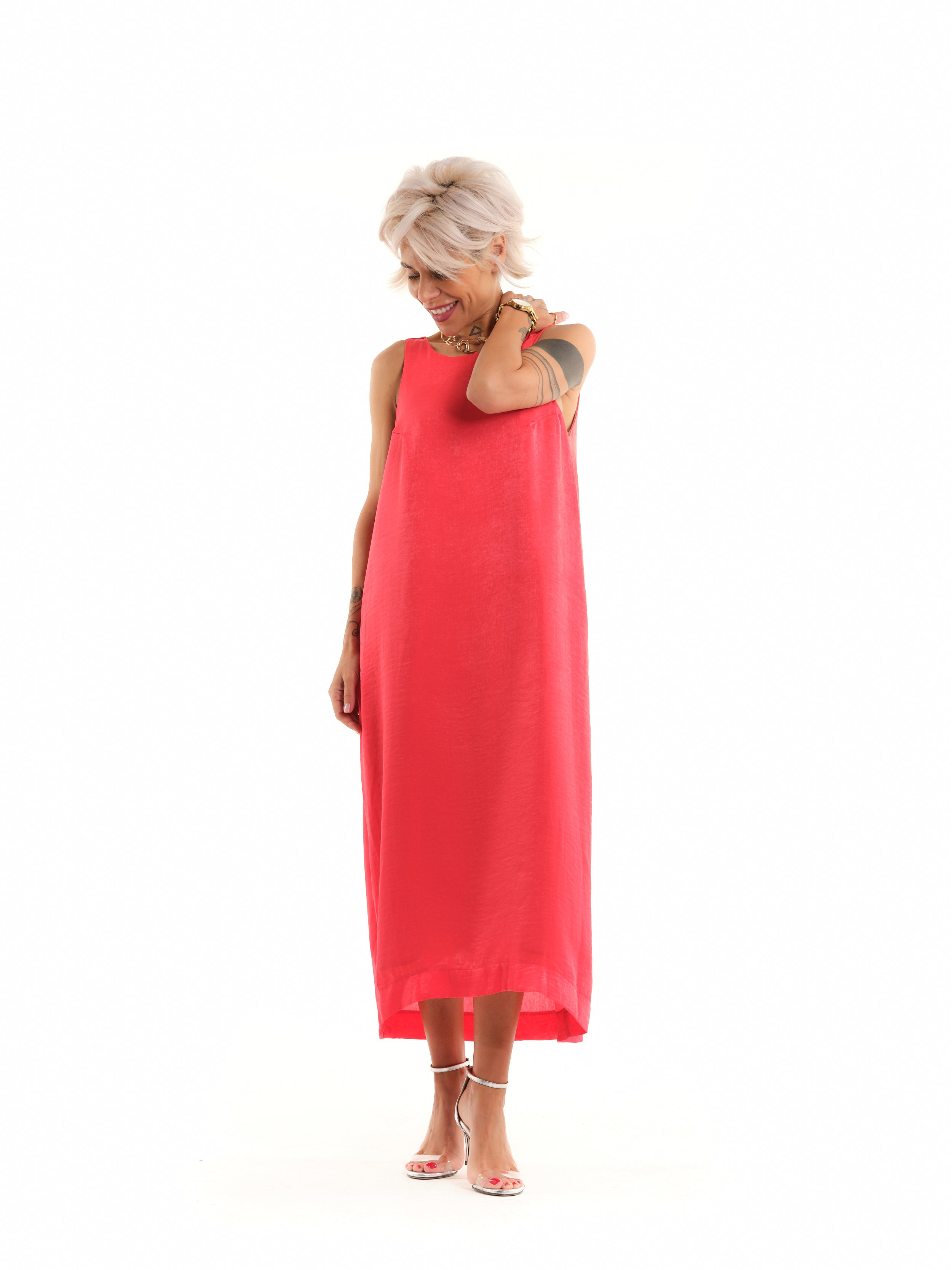 Coral Maxi Dress