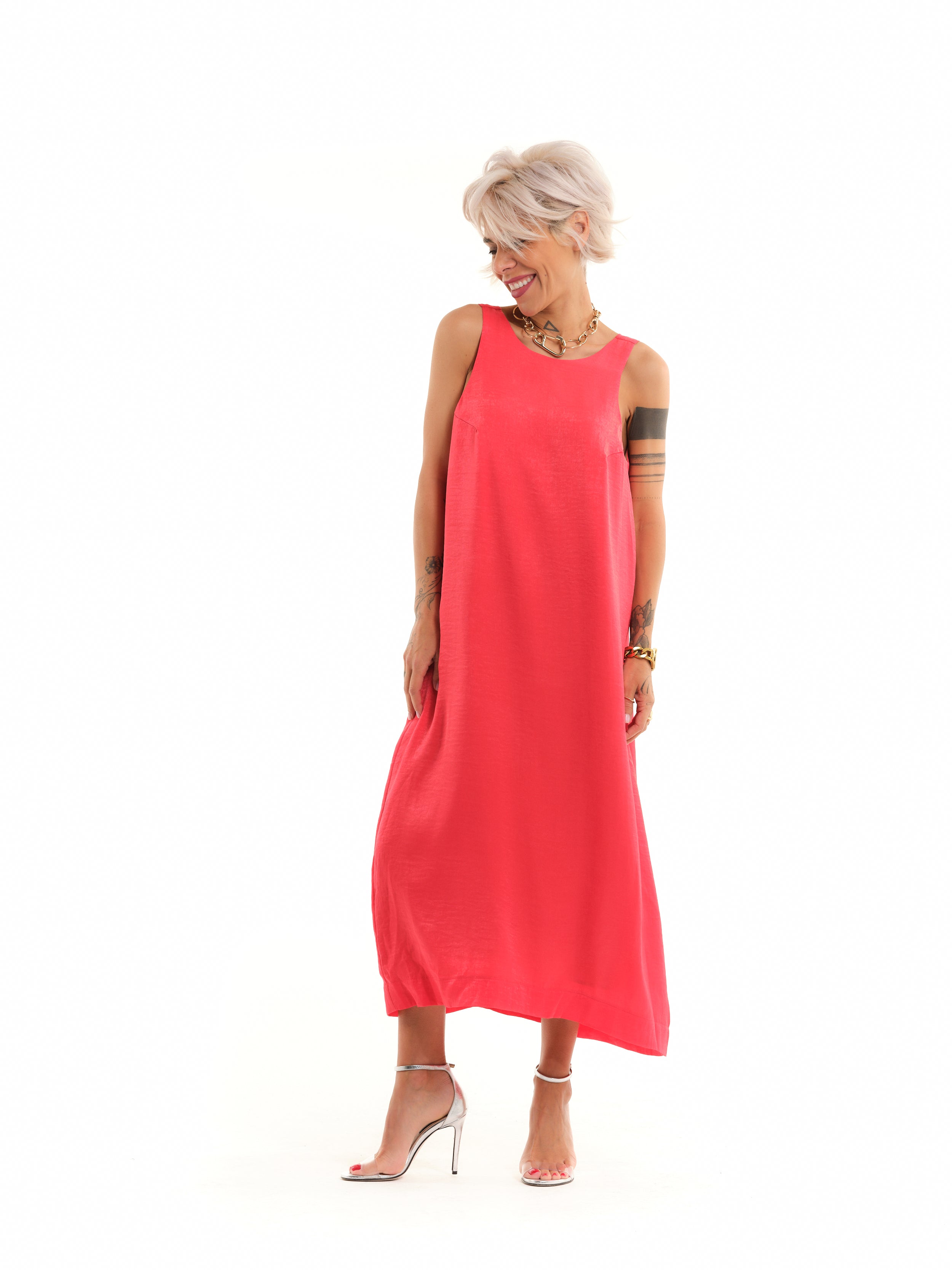 Coral Maxi Dress