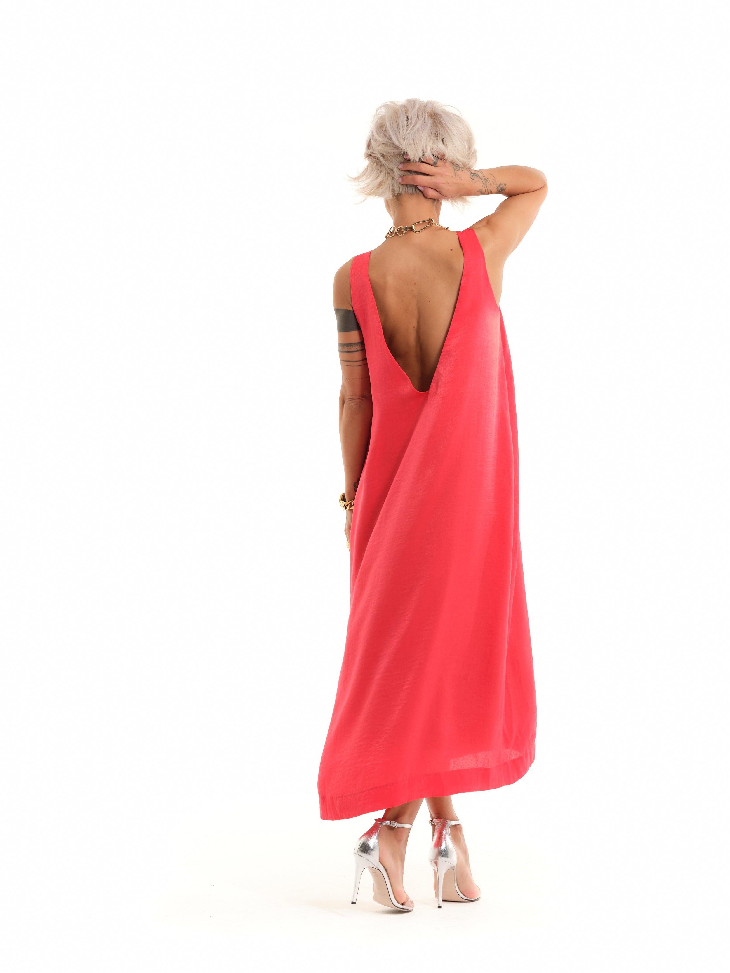 Coral Maxi Dress
