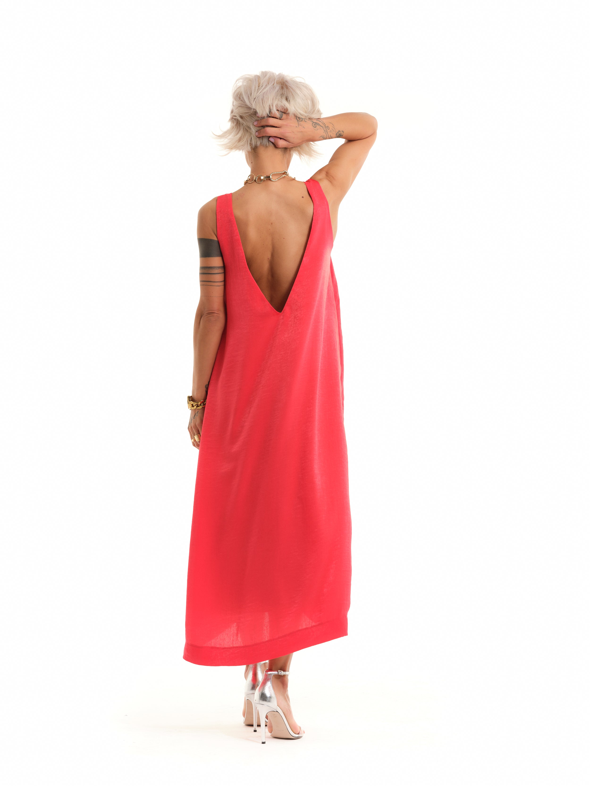 Coral Maxi Dress