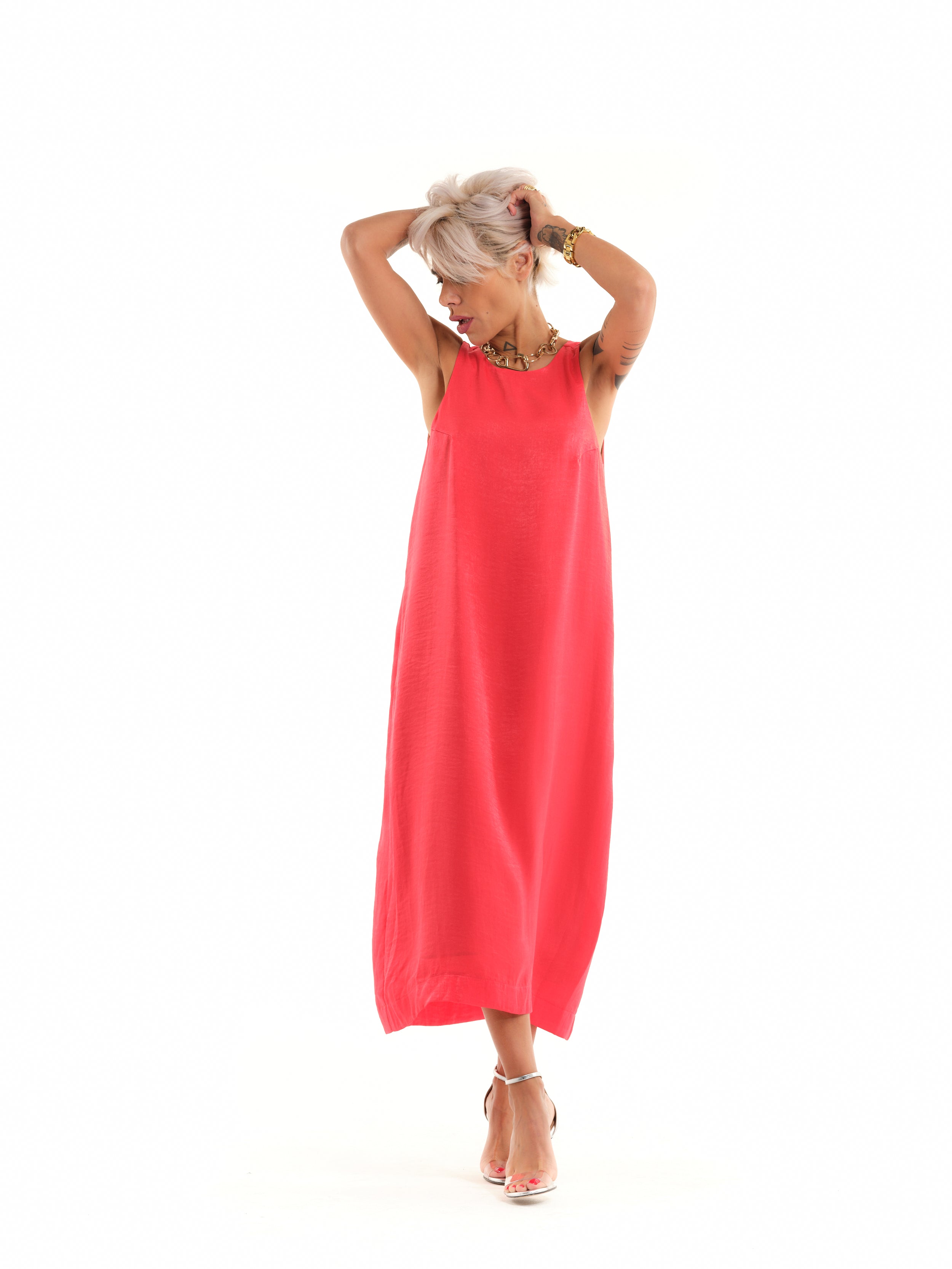 Coral Maxi Dress