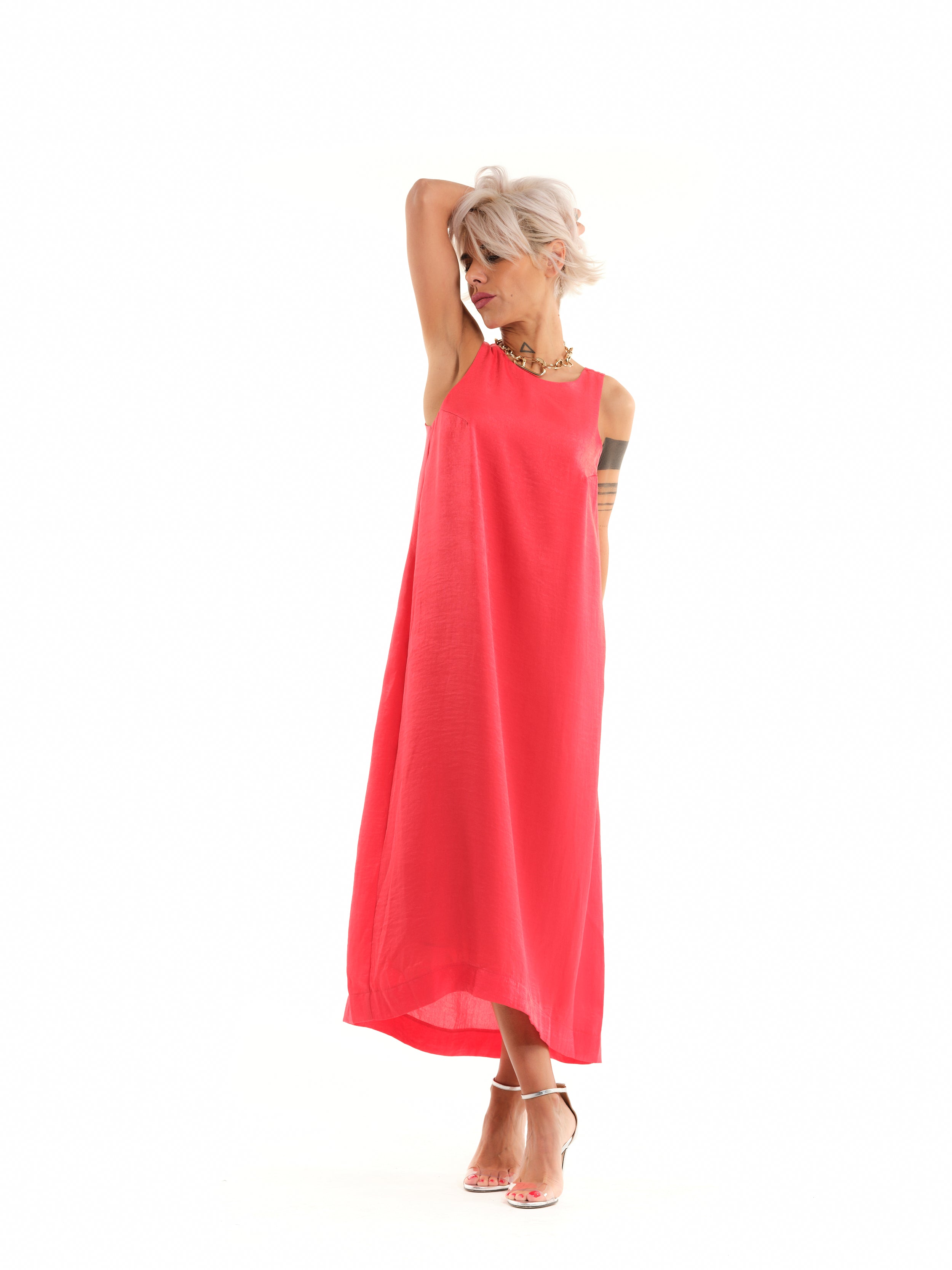 Coral Maxi Dress