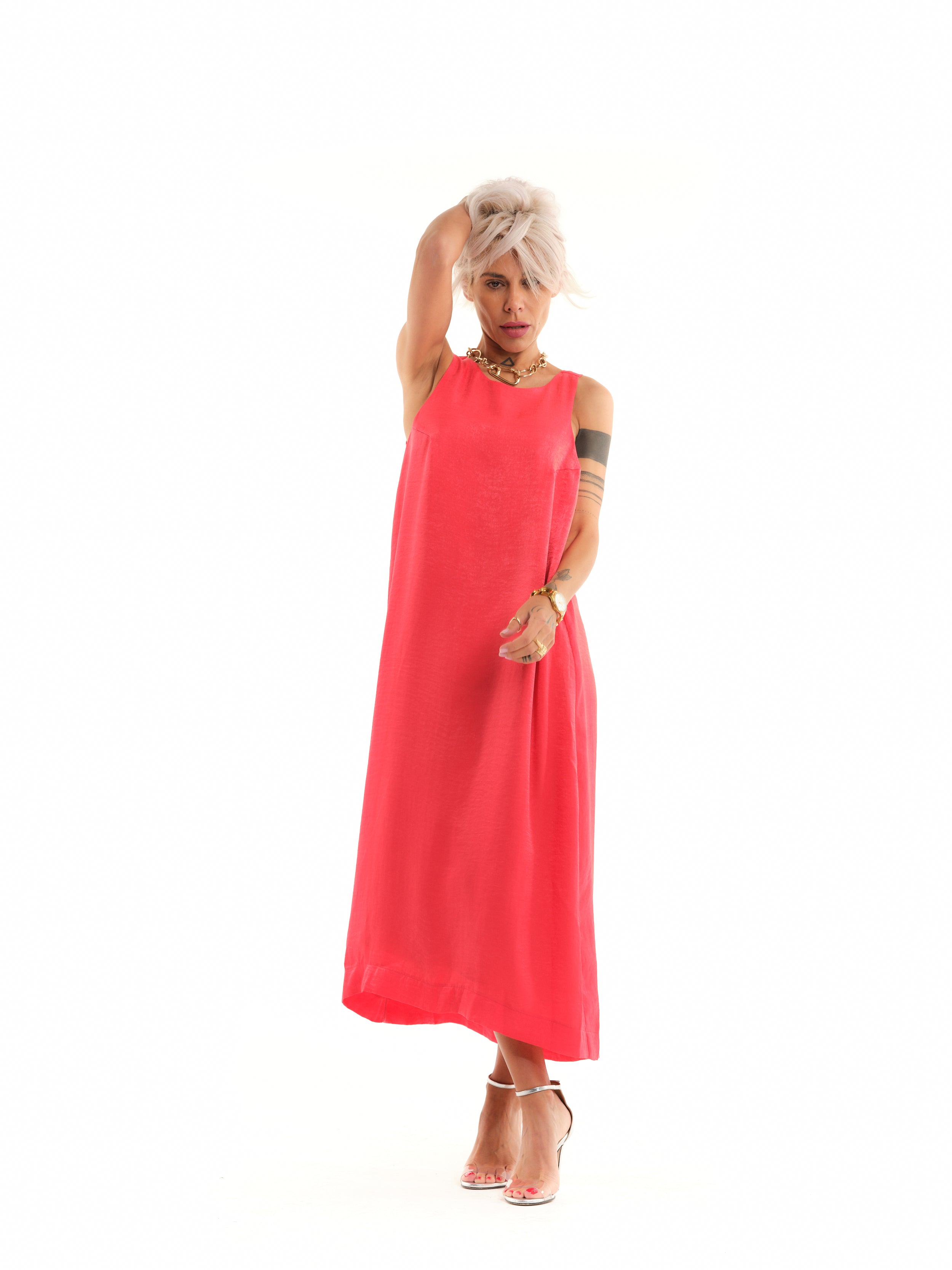 Coral Maxi Dress