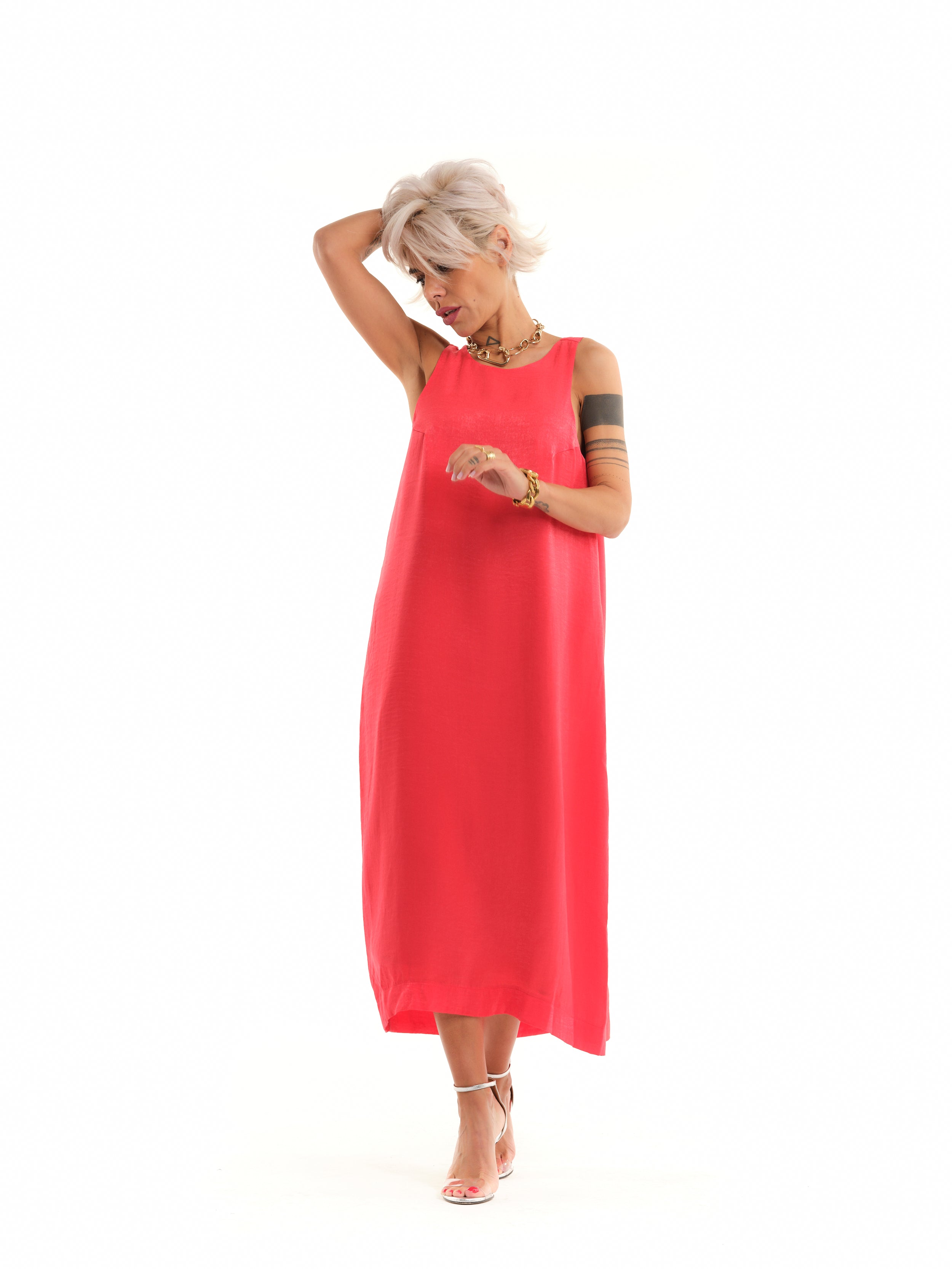 Coral Maxi Dress