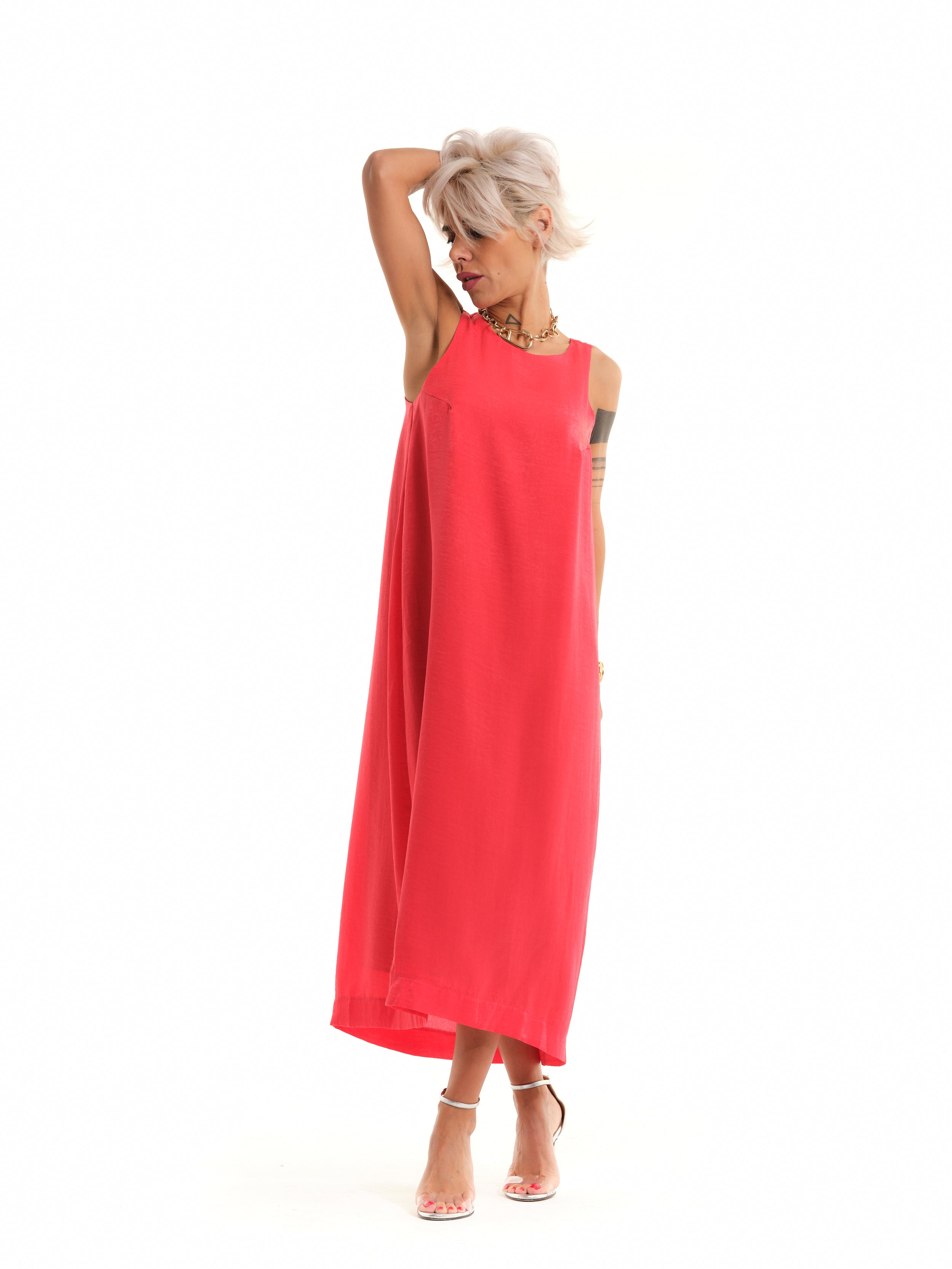 Coral Maxi Dress