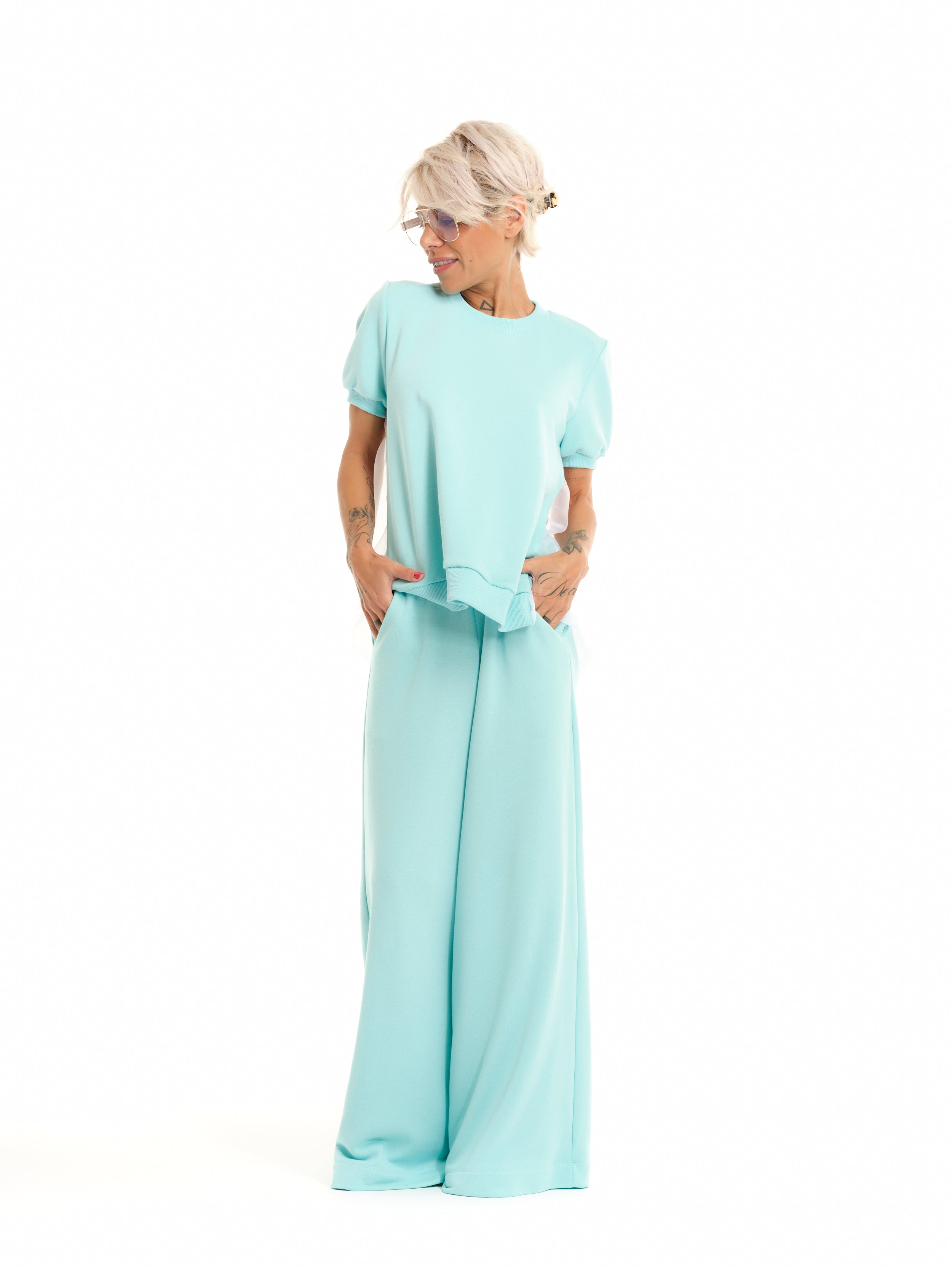 Blue Sweatsuit Co-Ord Set