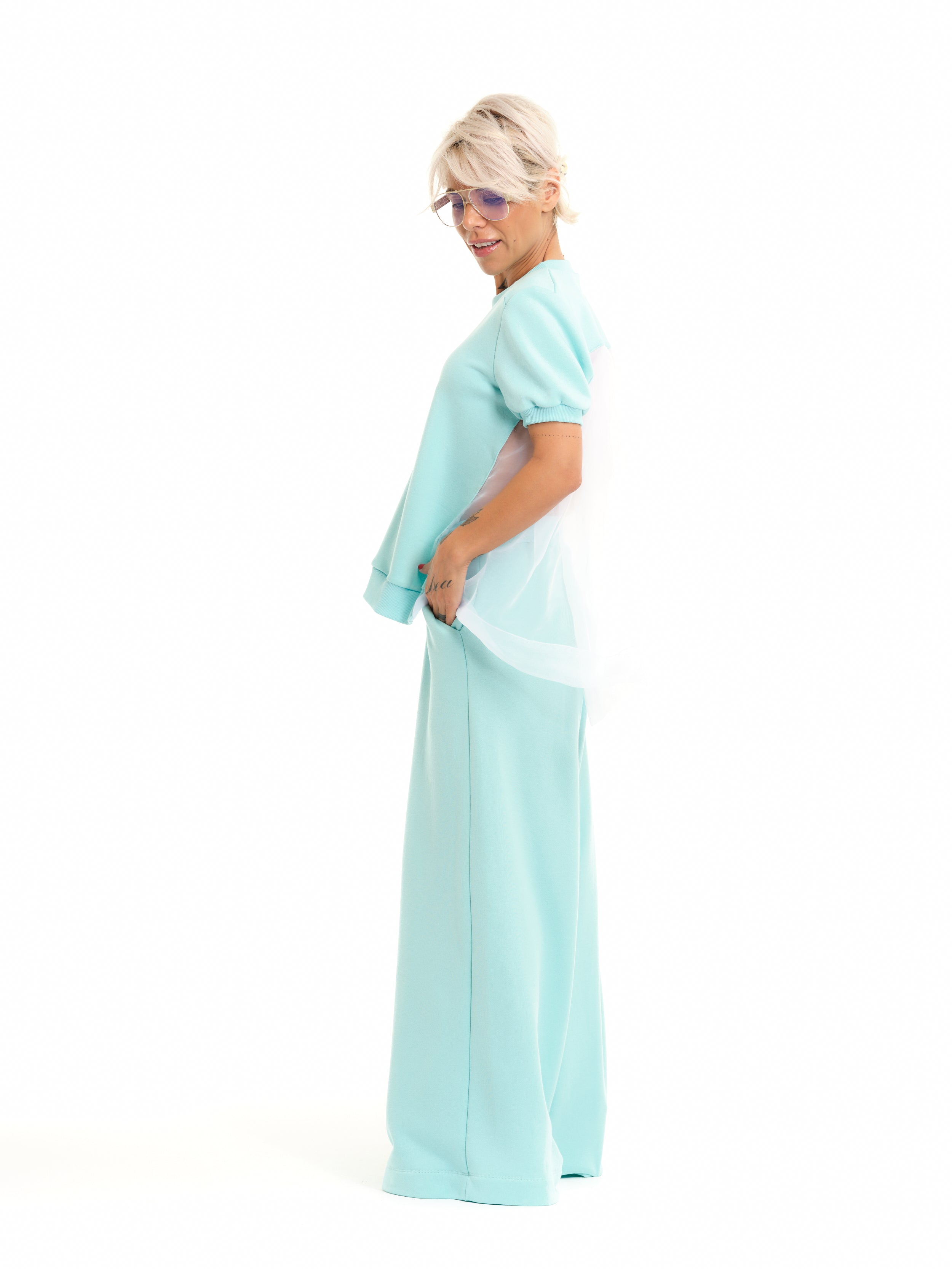 Blue Sweatsuit Co-Ord Set