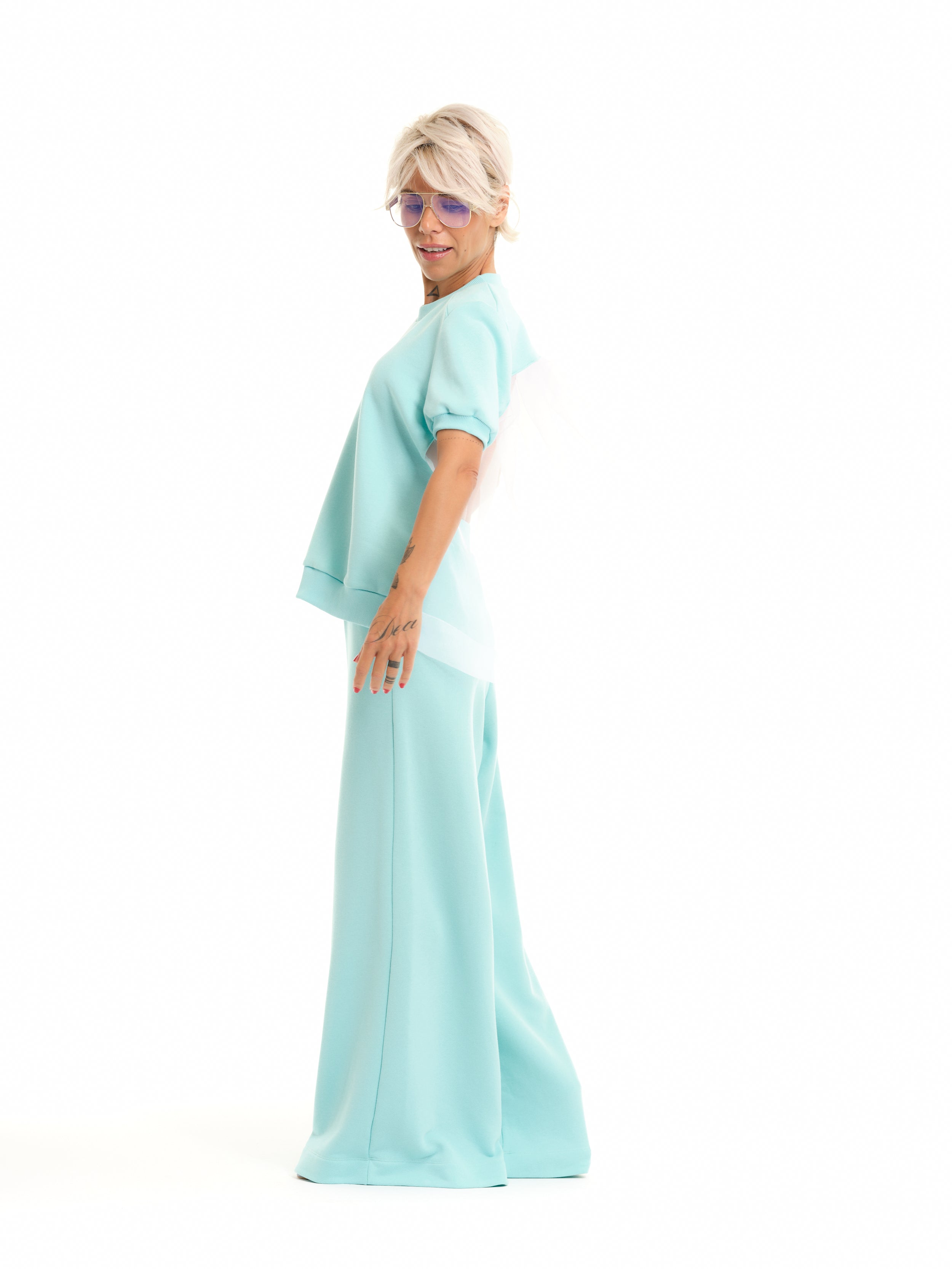 Blue Sweatsuit Co-Ord Set