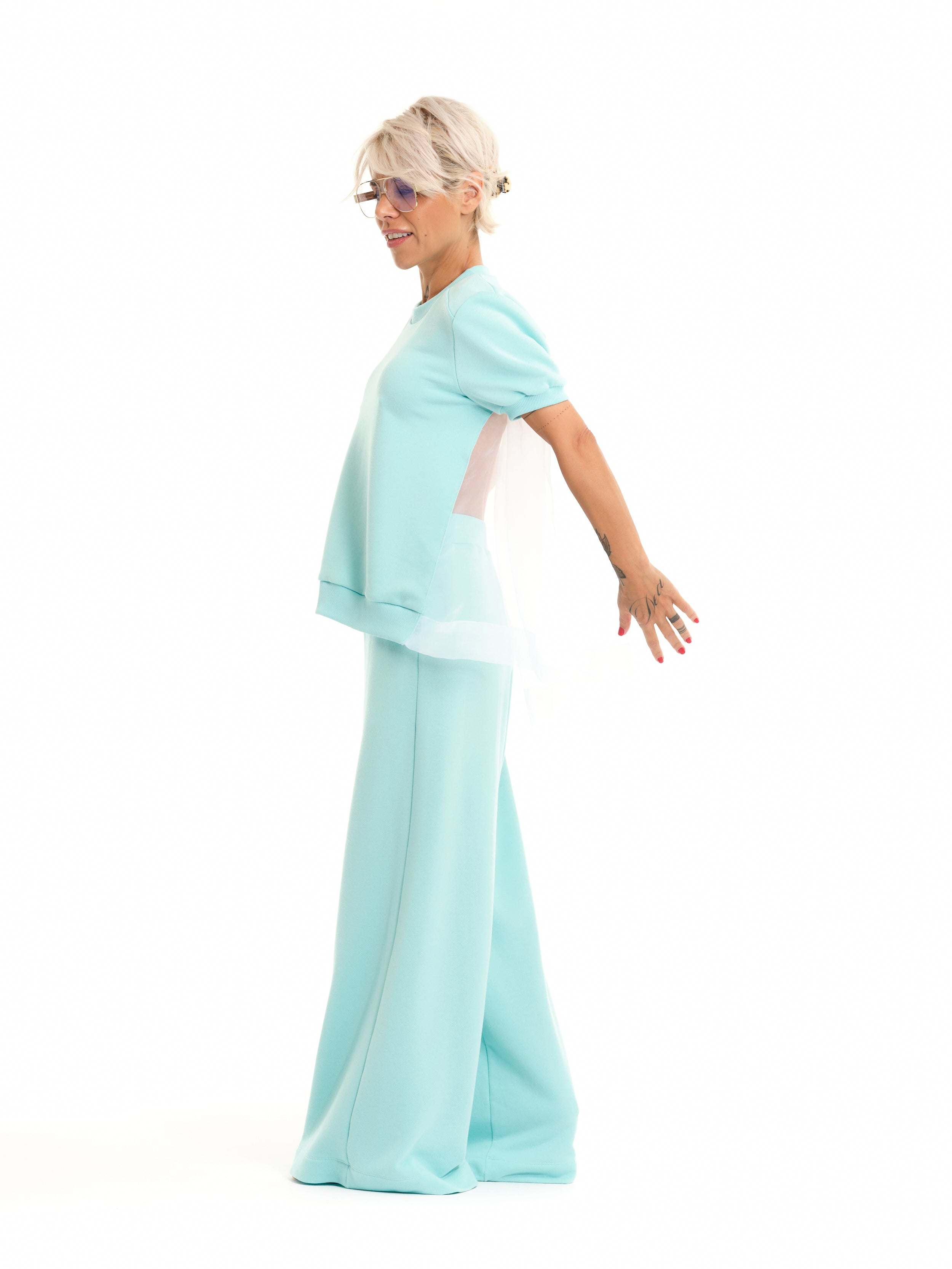 Blue Sweatsuit Co-Ord Set
