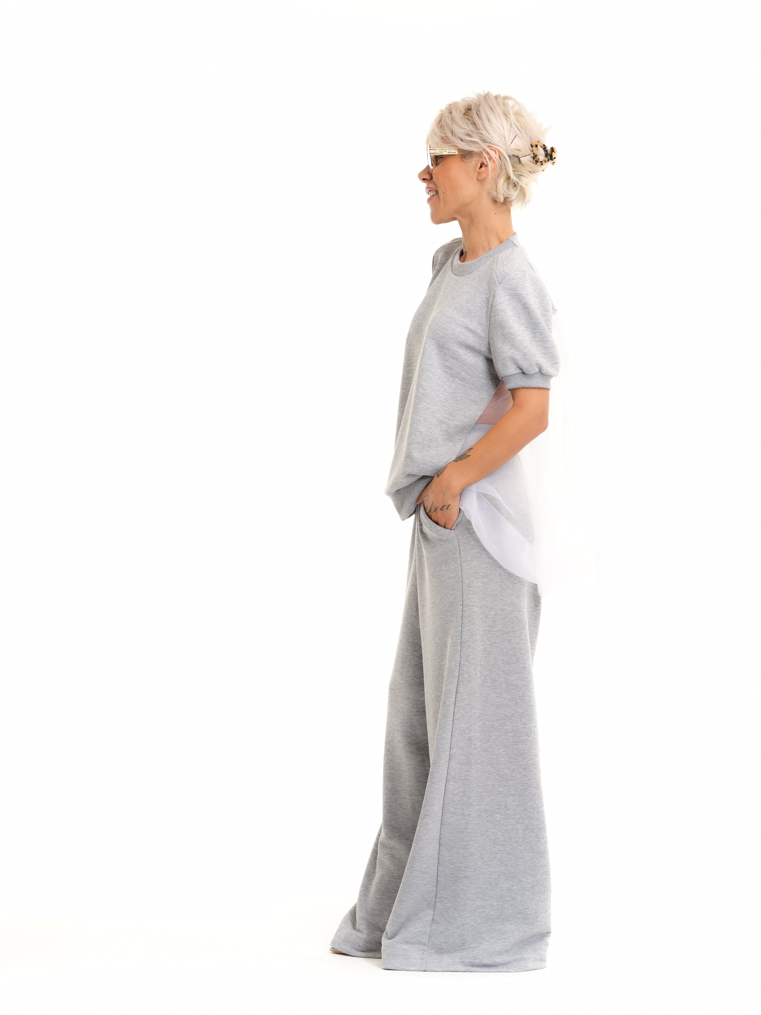 Grey Sweatsuit Co-Ord Set