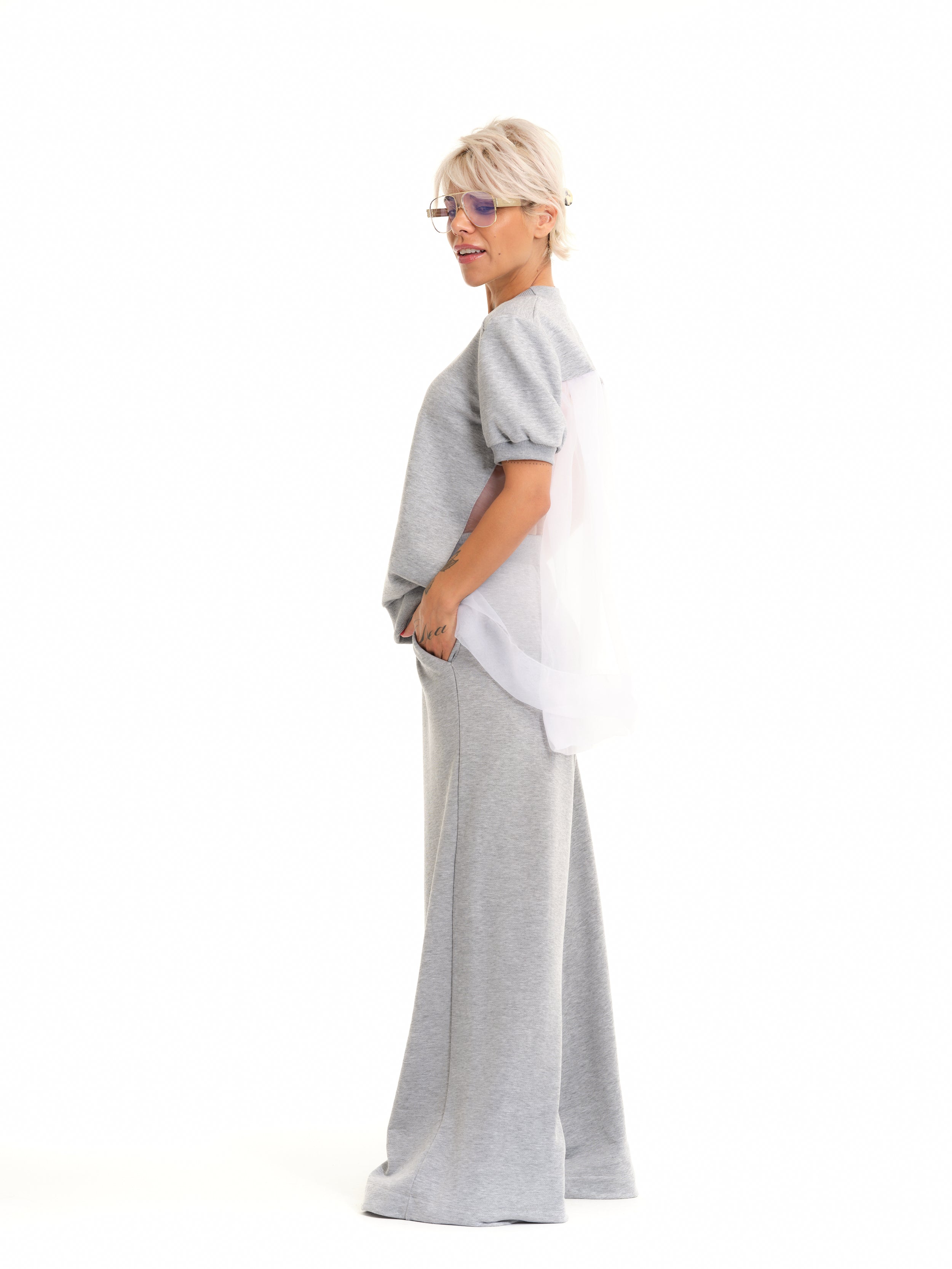 Grey Sweatsuit Co-Ord Set