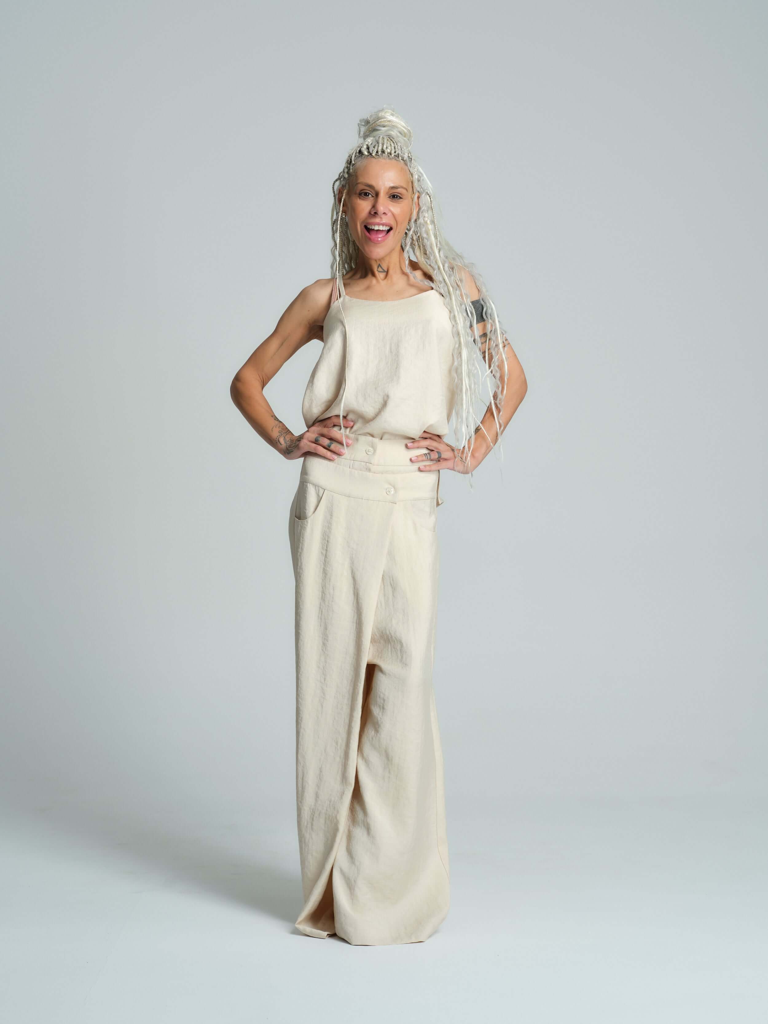 Relaxed Tank Top & Pants Co-Ord Set