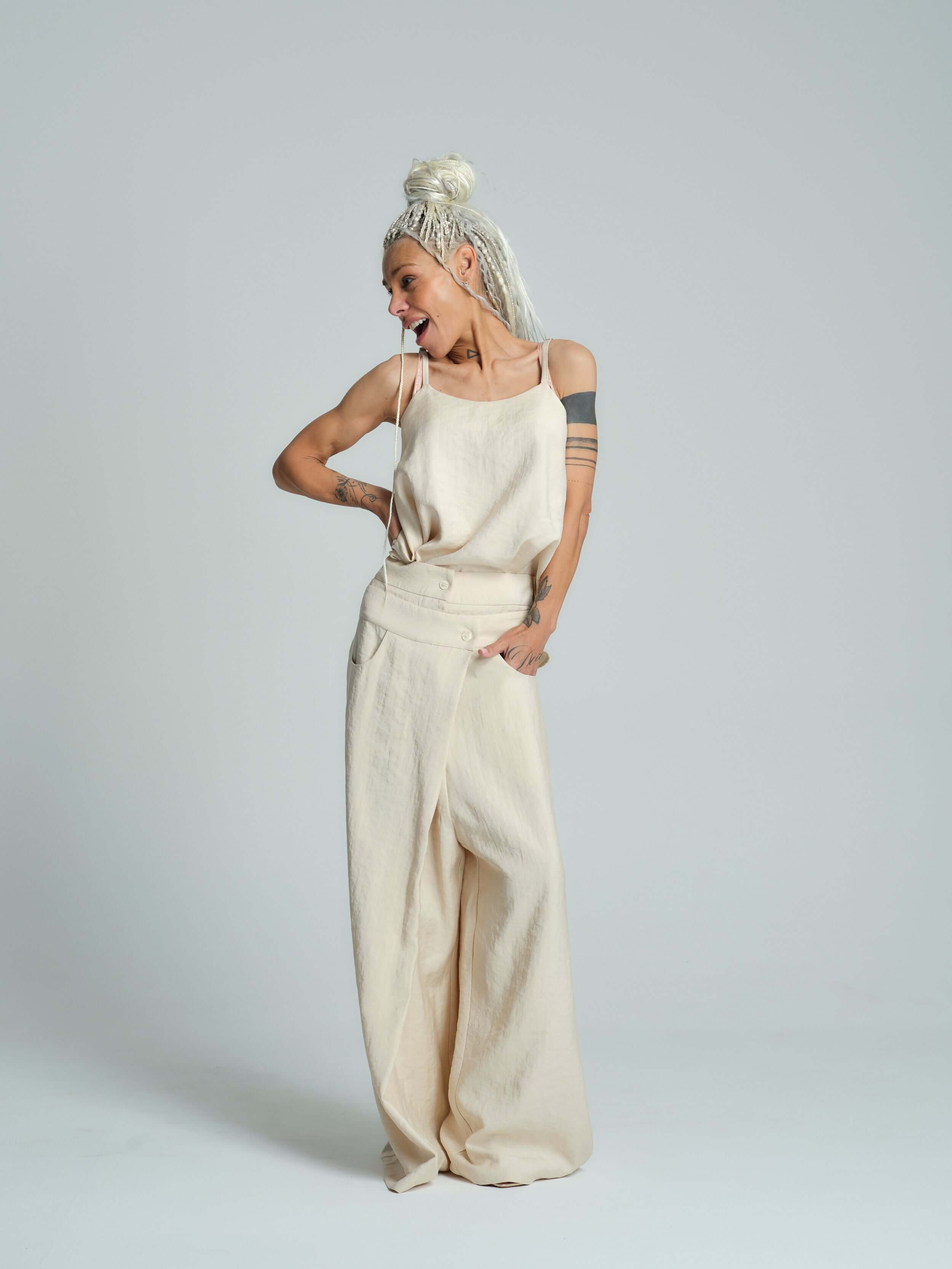 Relaxed Tank Top & Pants Co-Ord Set
