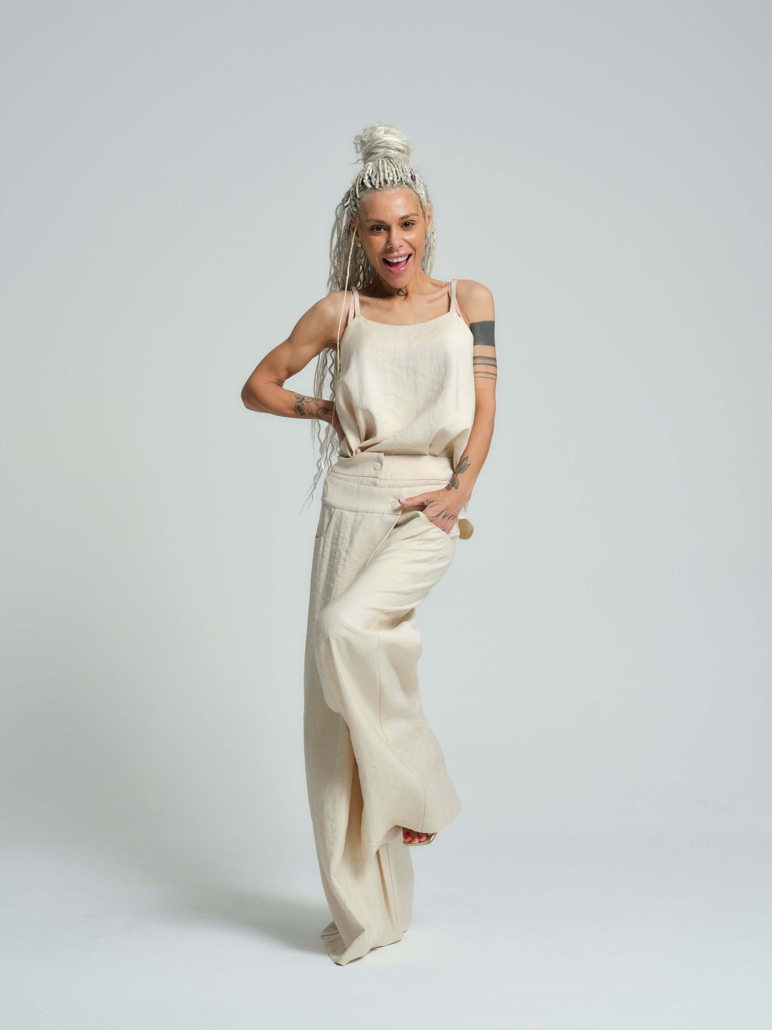 Relaxed Tank Top & Pants Co-Ord Set