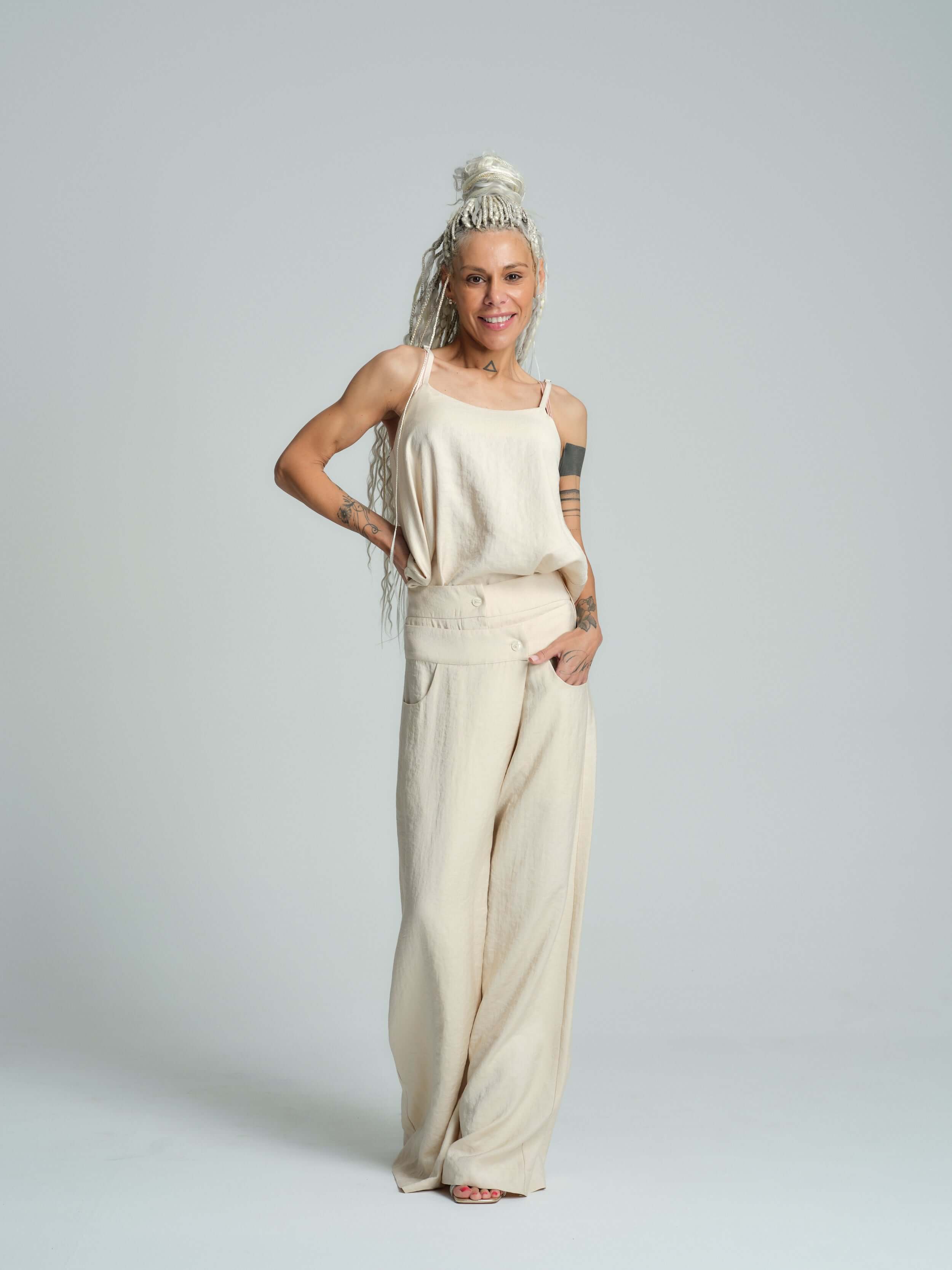 Relaxed Tank Top & Pants Co-Ord Set