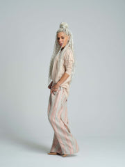 Cotton-Blend Distressed Open-Back Top