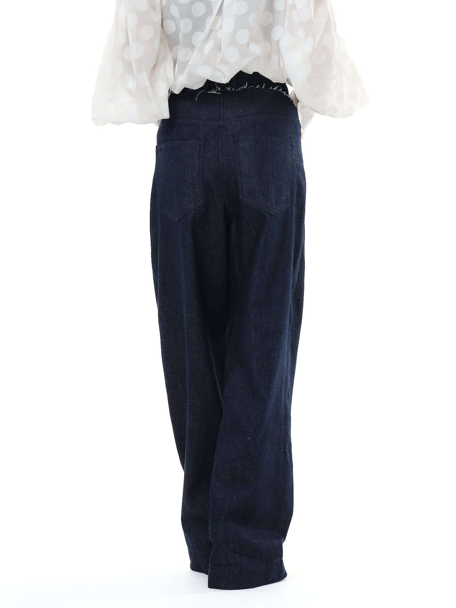 Denim Wide-Leg Jeans