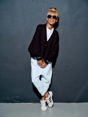 Black Snap-Button Jacket