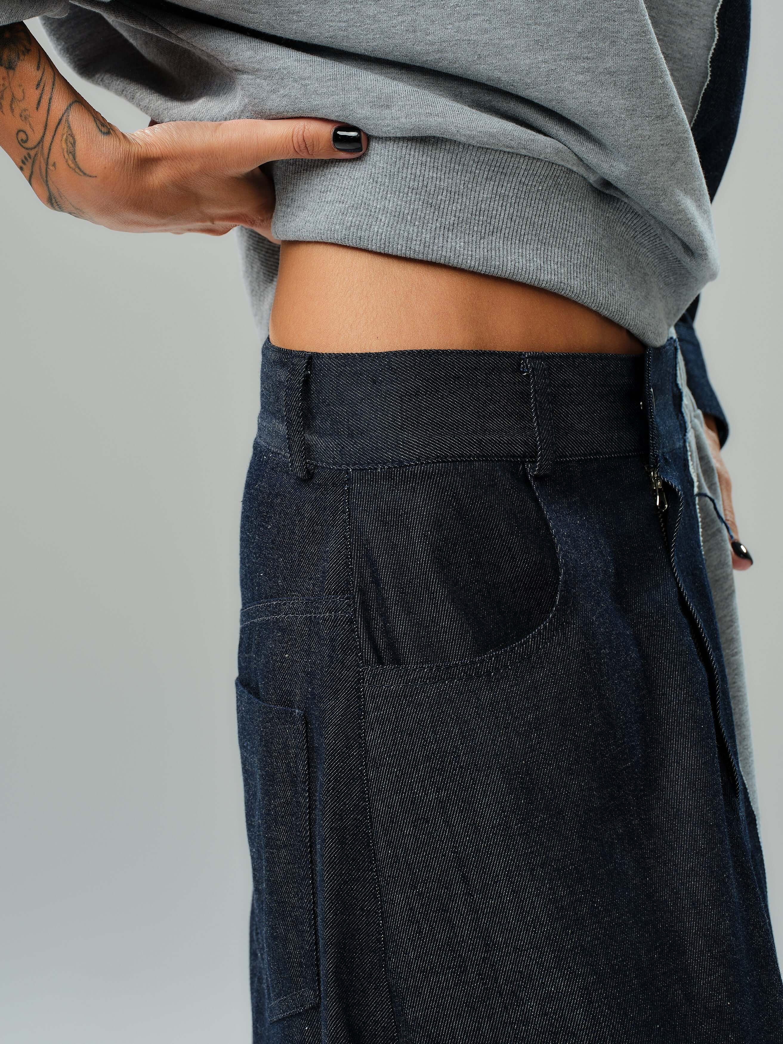 Grey and Denim Co-Ord Set