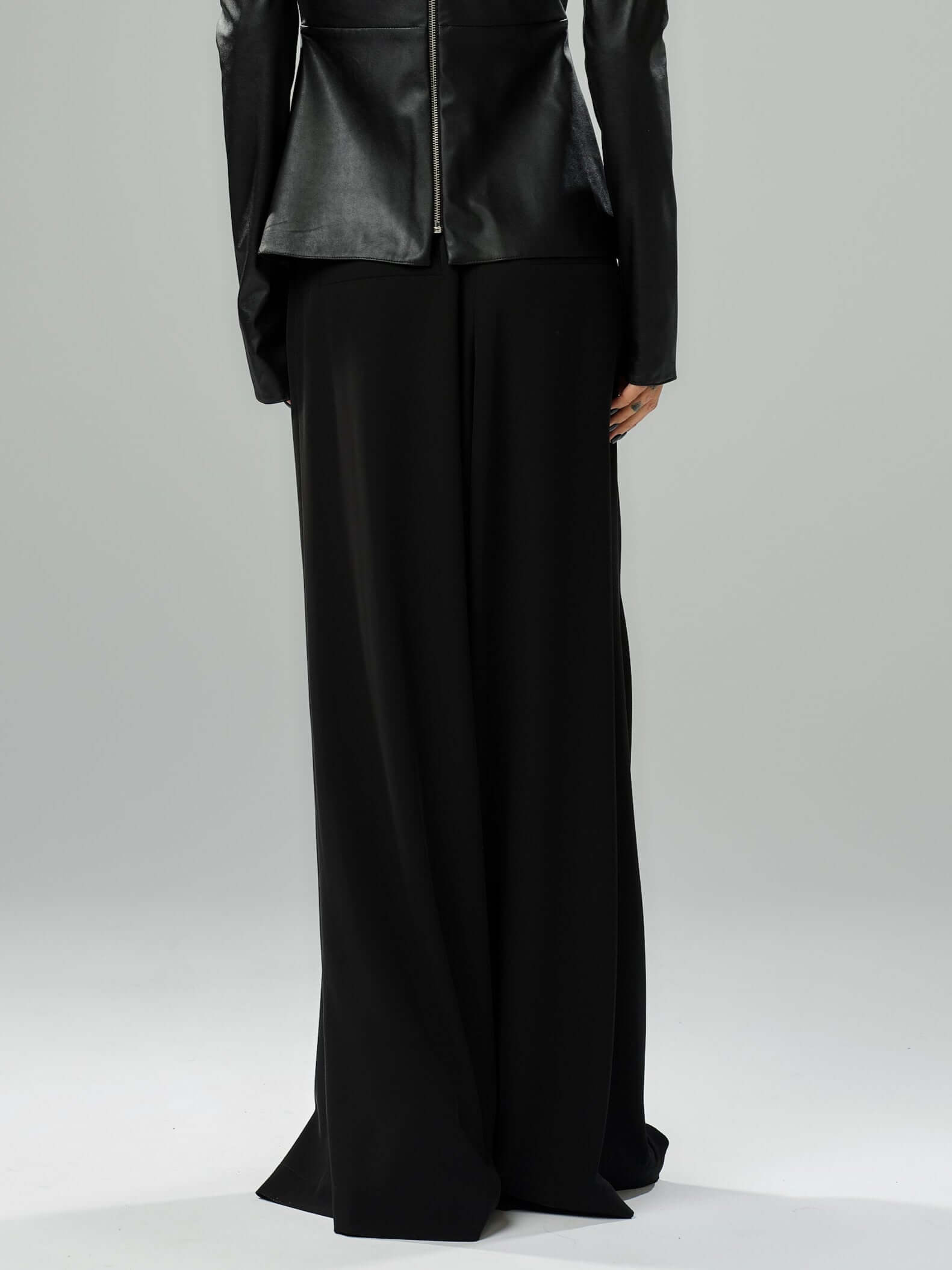 Black Wide-Leg Pants