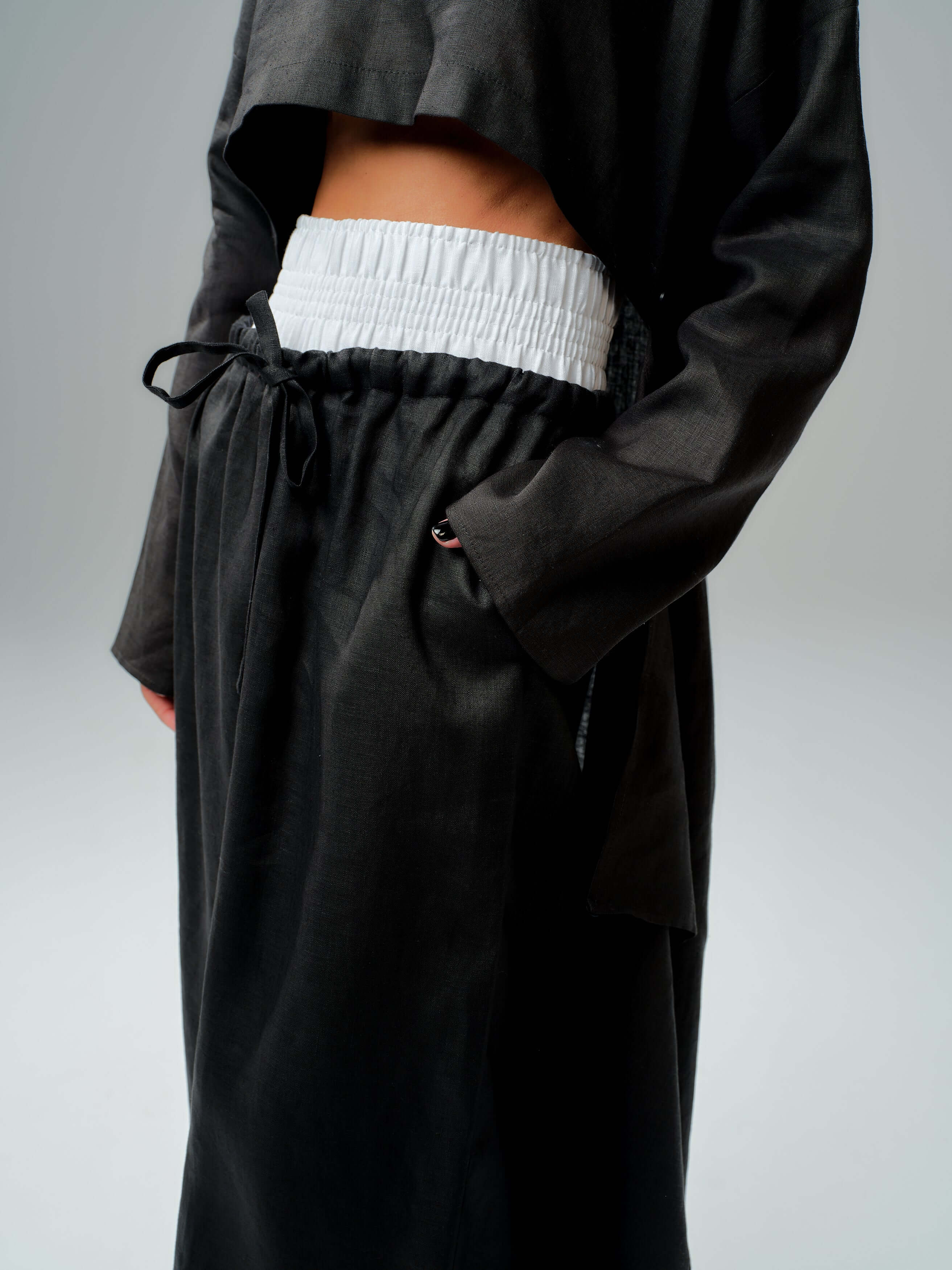 Black Co-Ord Set with Tunic and Pants