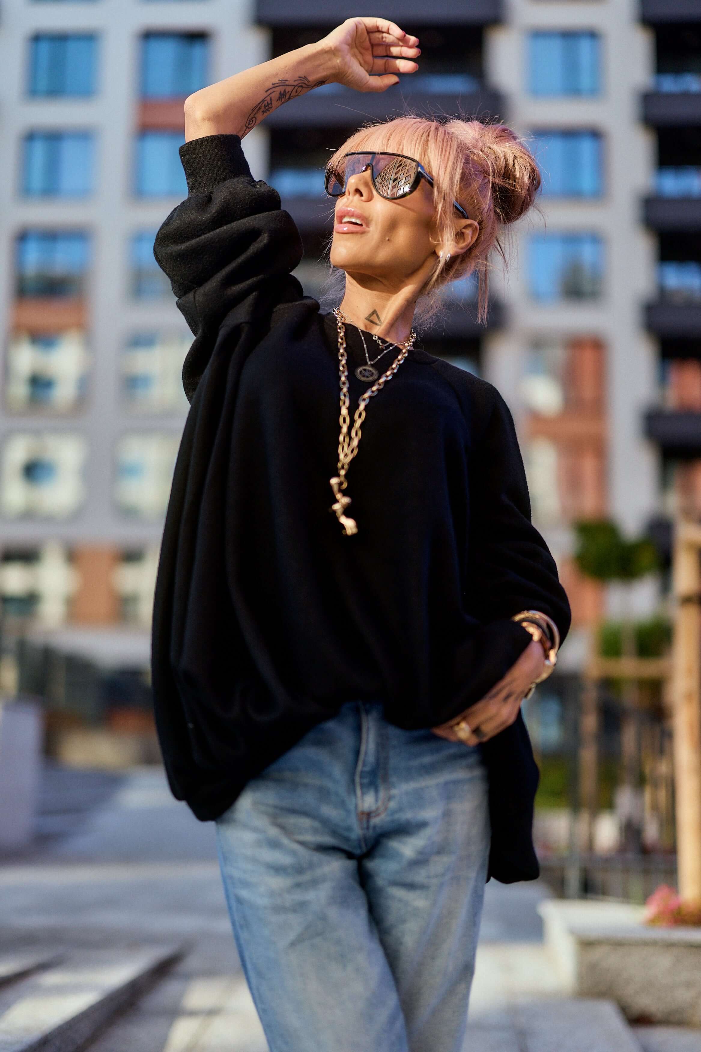 Black Oversized Sweater