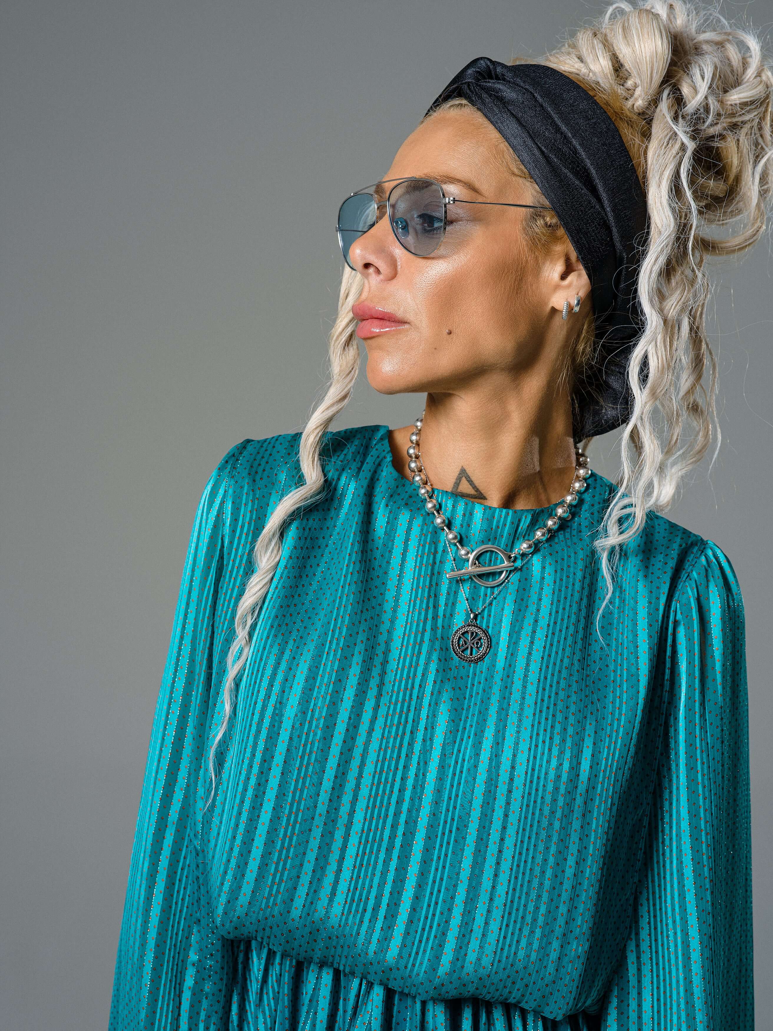 Turquoise Dress