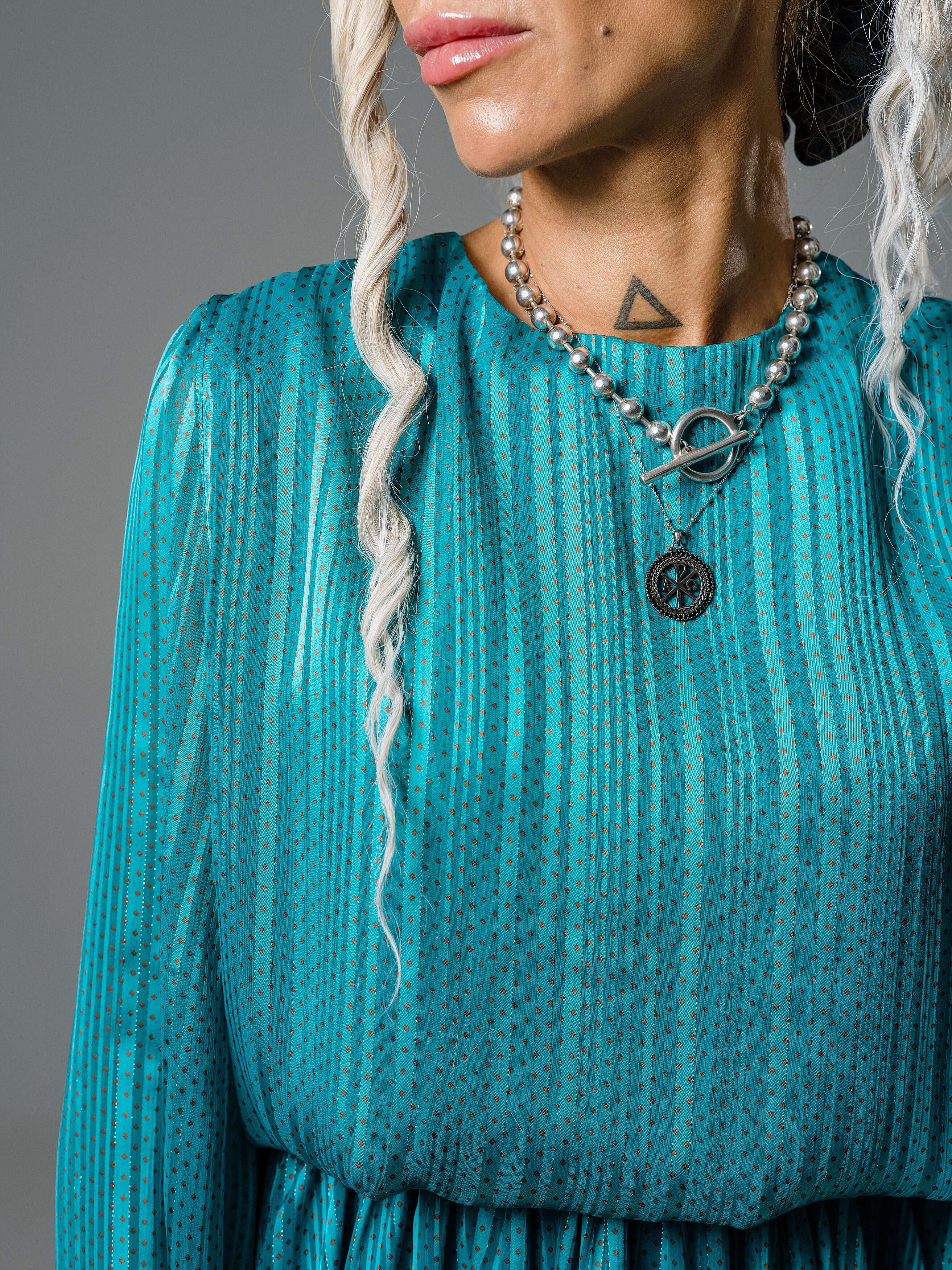 Turquoise Dress
