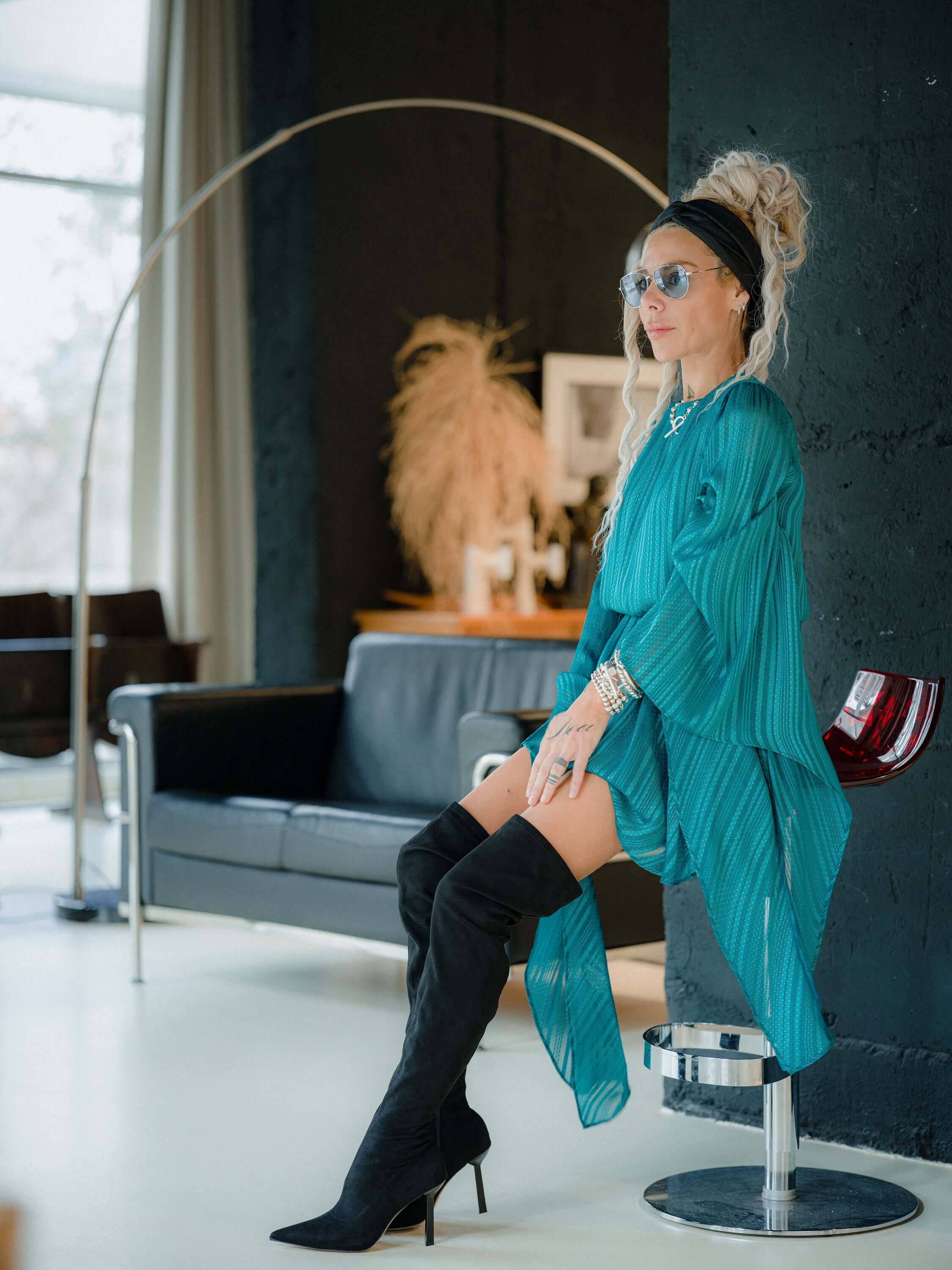 Turquoise Dress