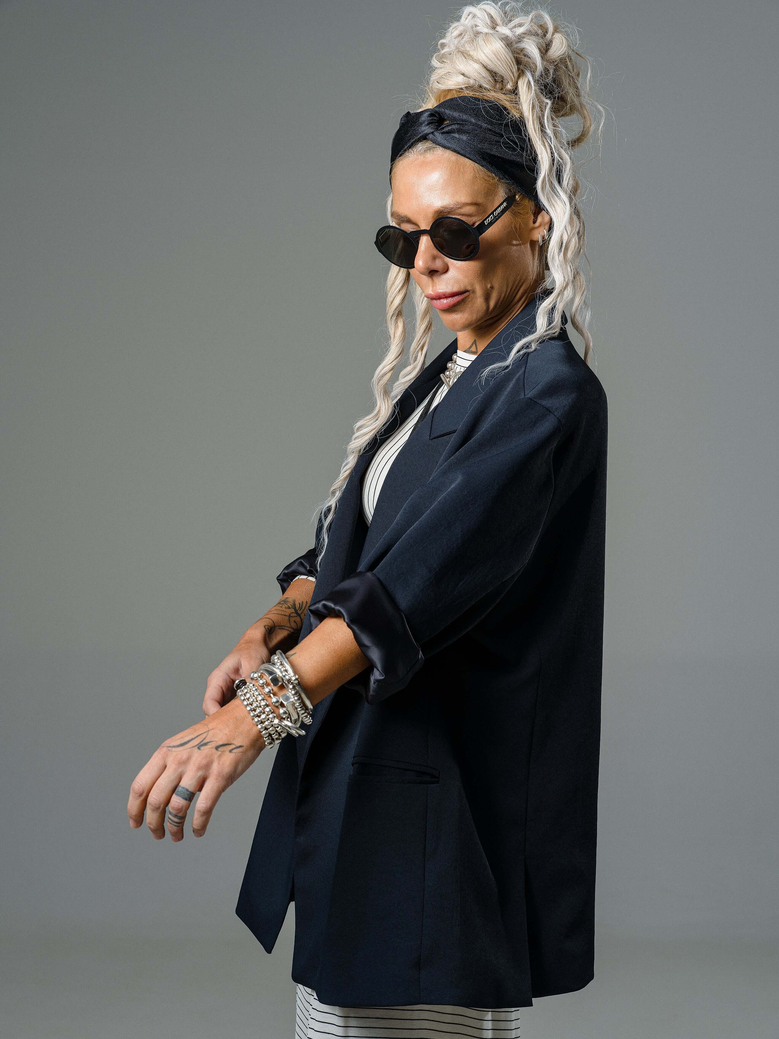 Black Oversized Midnight Blazer