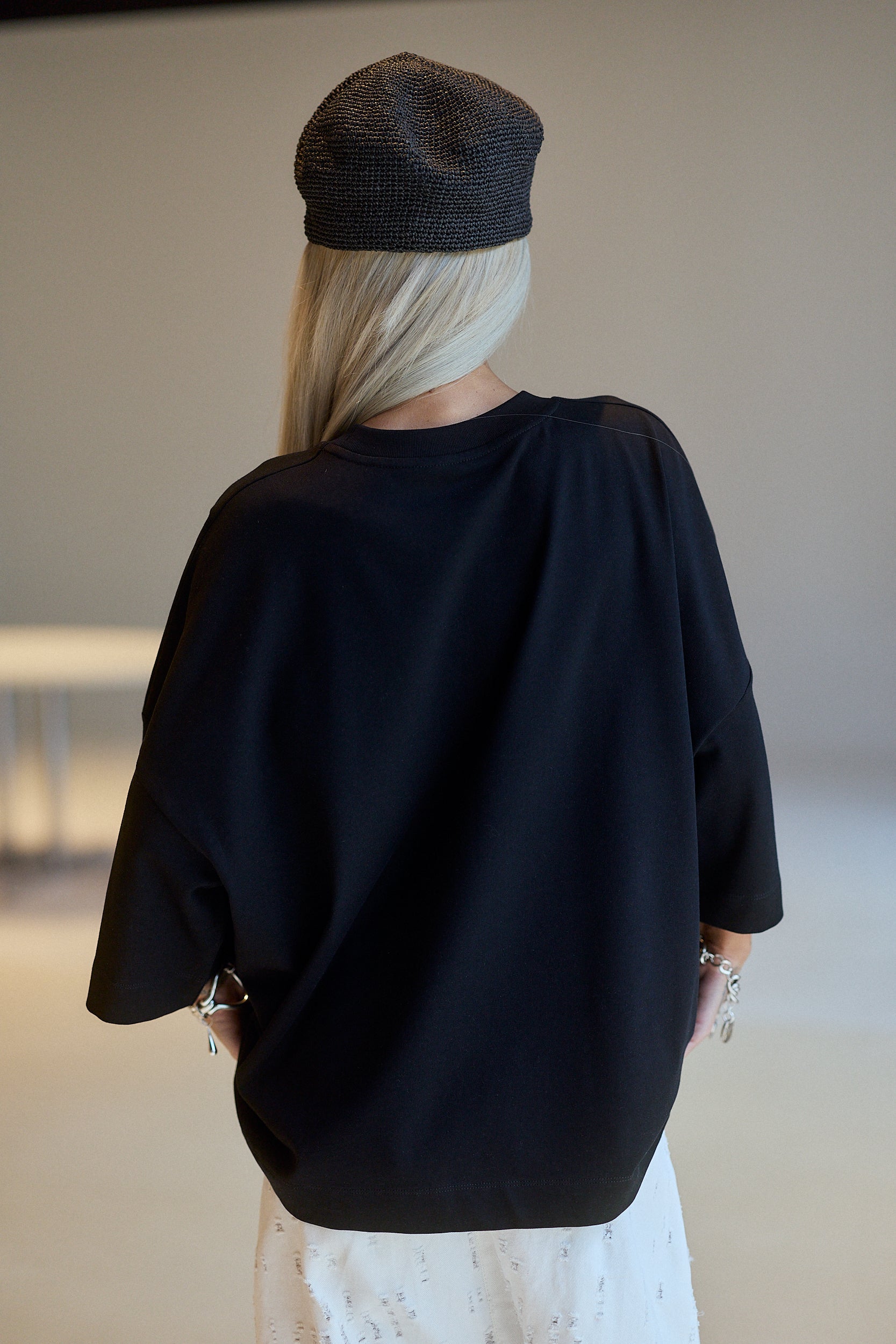 Black Oversized  Graphic T-Shirt