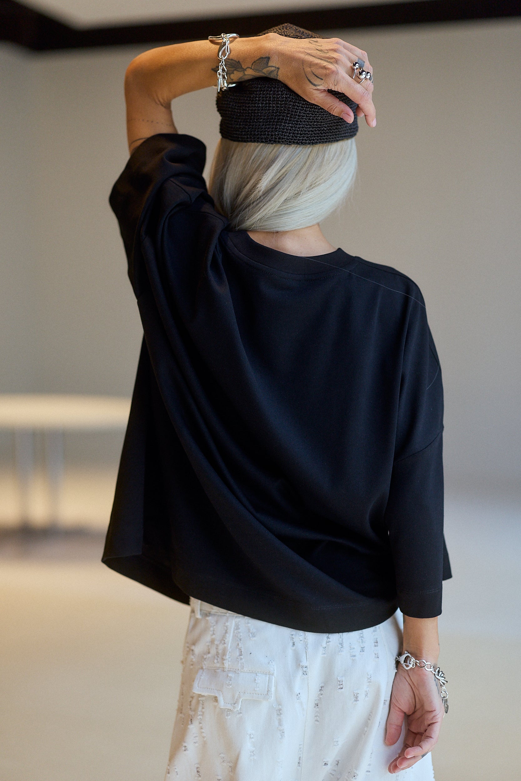Black Oversized  Graphic T-Shirt