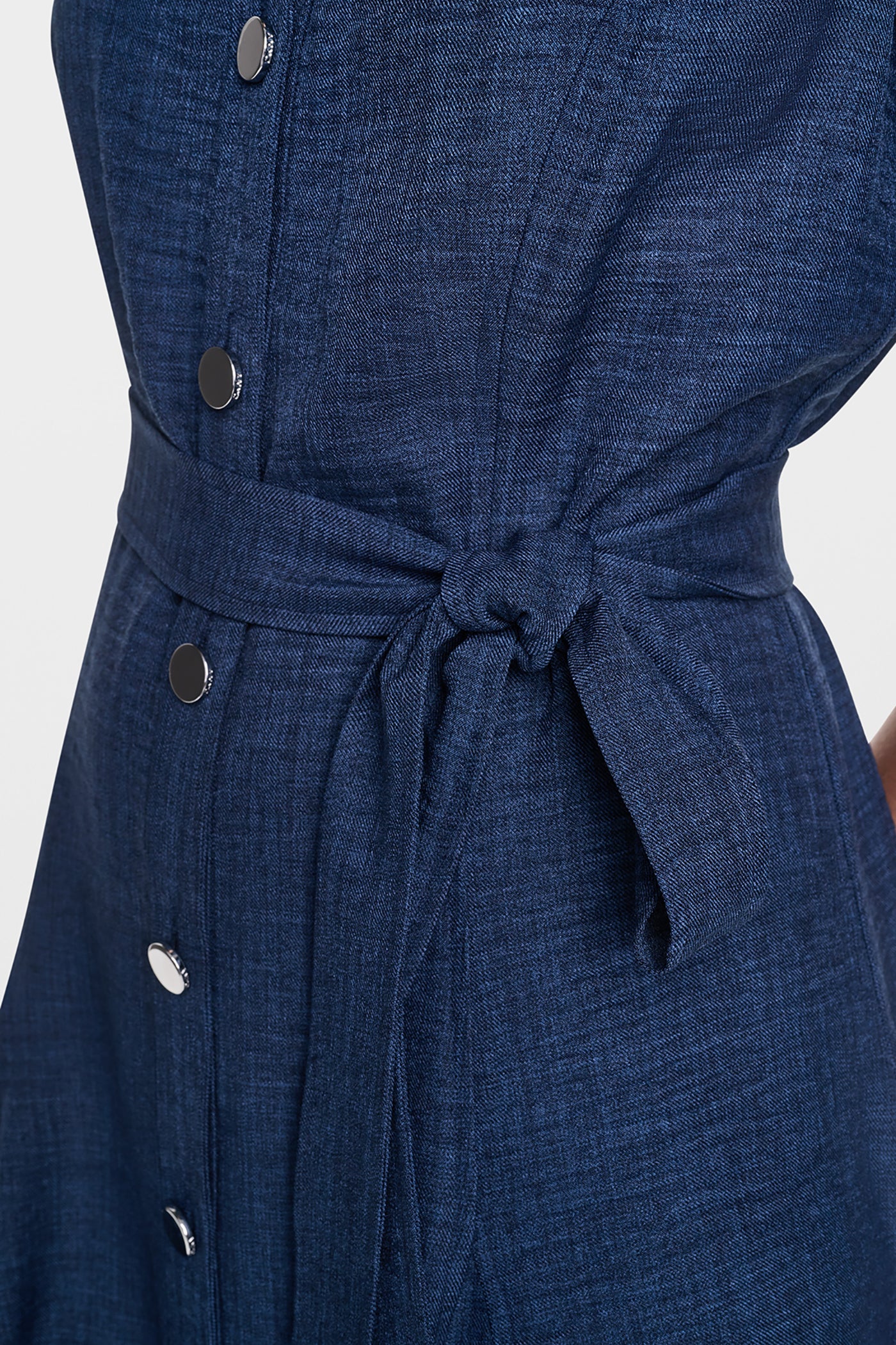 MIDI A-LINE SHIRT DRESS