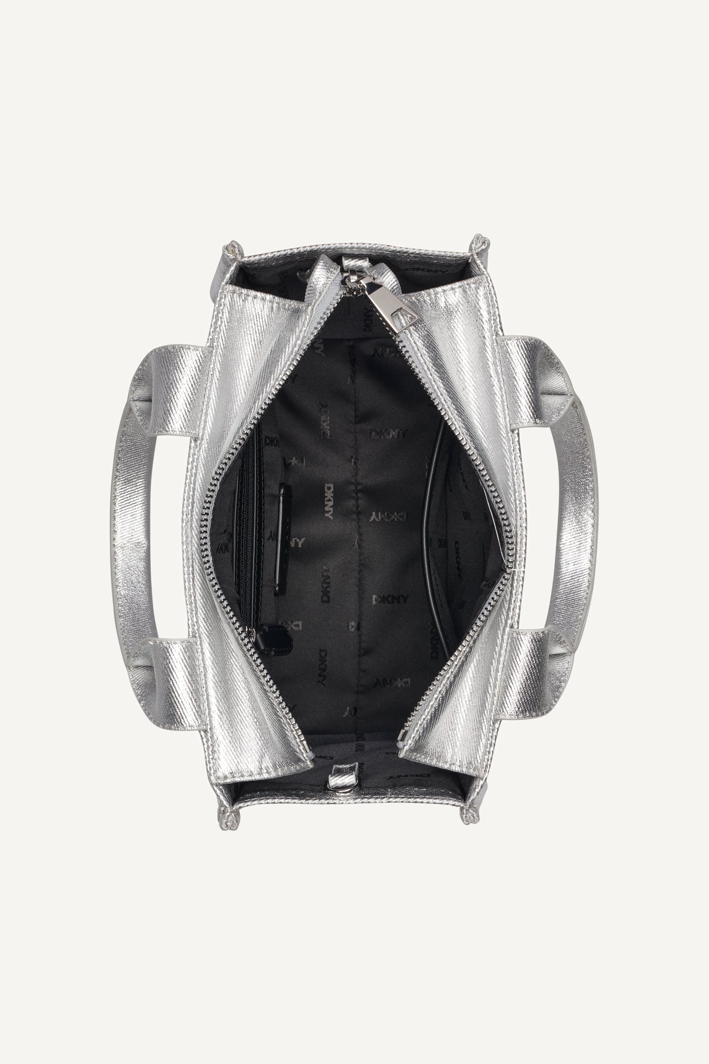 HADLEE SMALL METALLIC LOGO TOTE