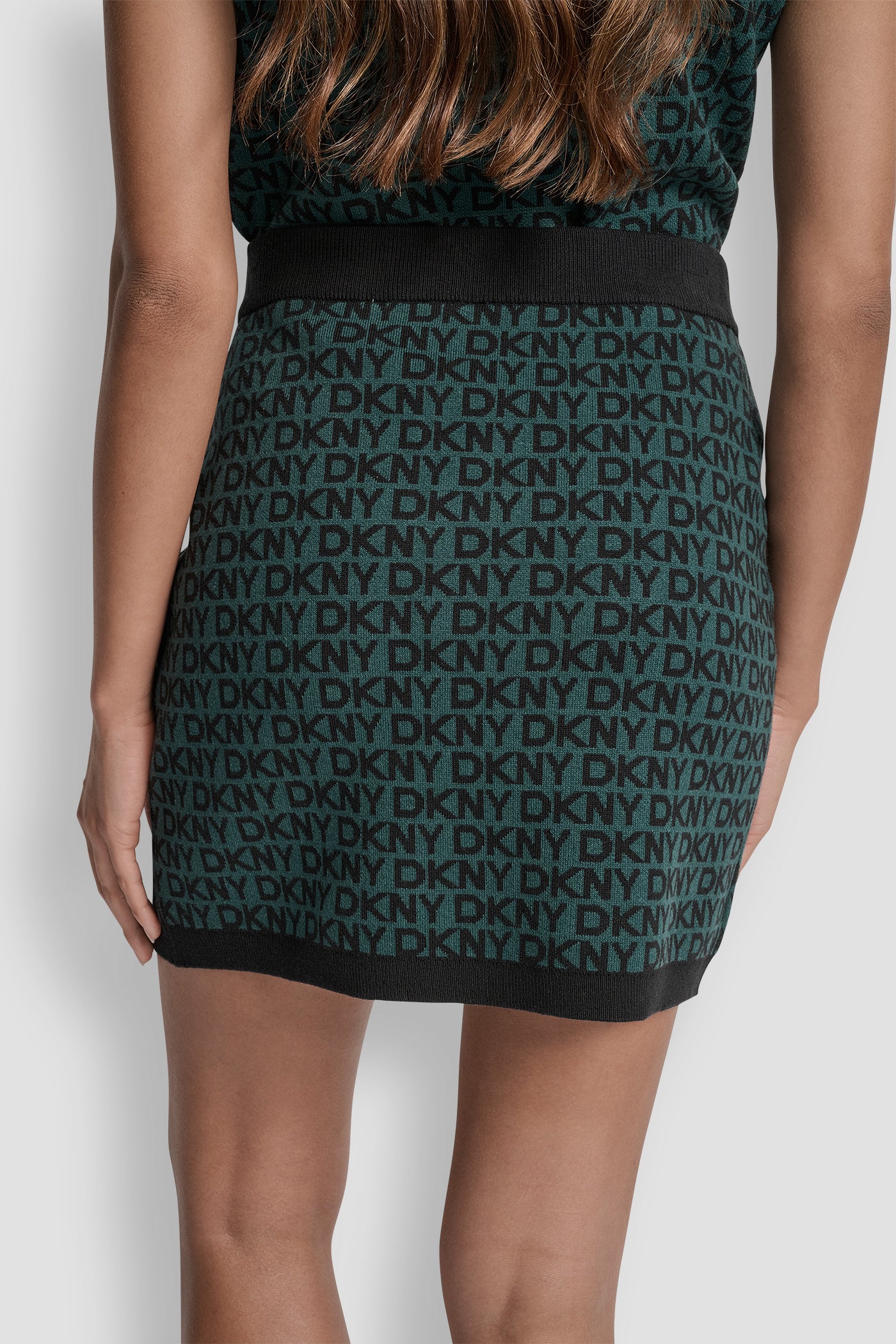 LOGO JACQUARD SHORT SKIRT