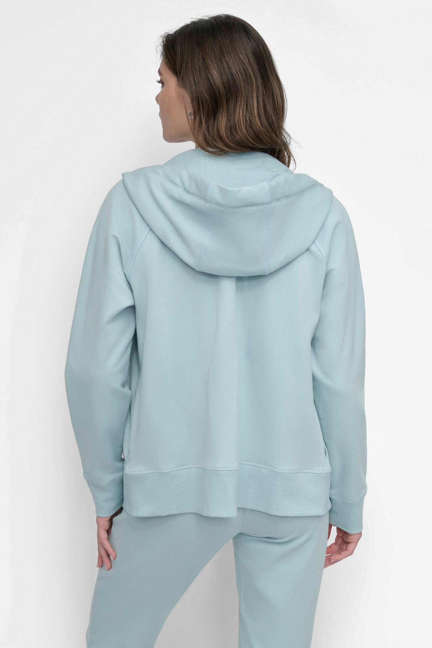 TWO-TONE LOGO DRAWSTRING HOODIE