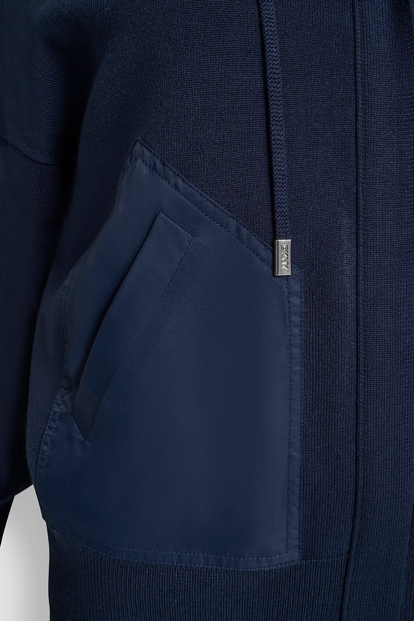 DROP SHOULDER ZIP UP HOODIE