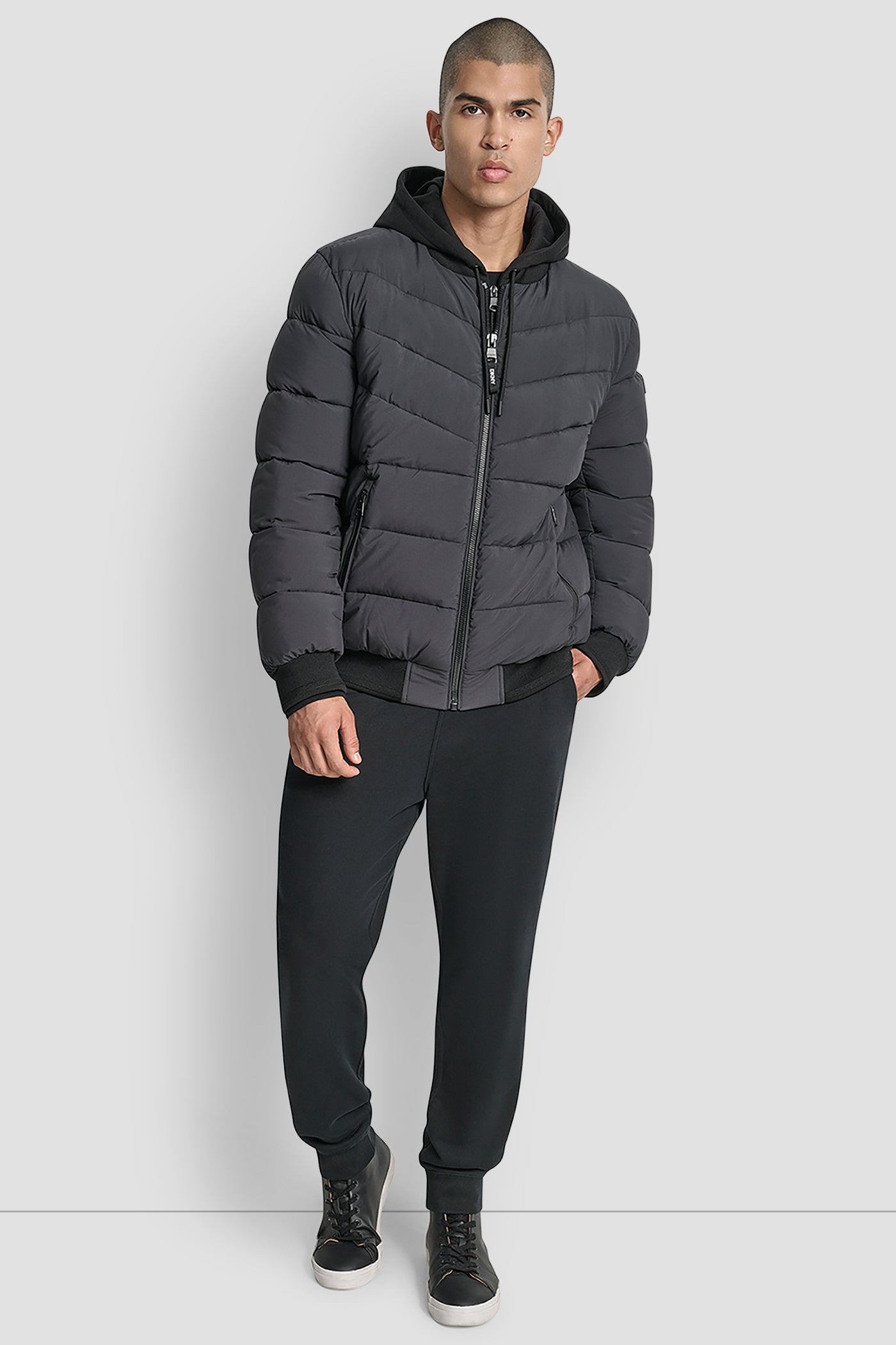 STRETCH BOMBER JACKET
