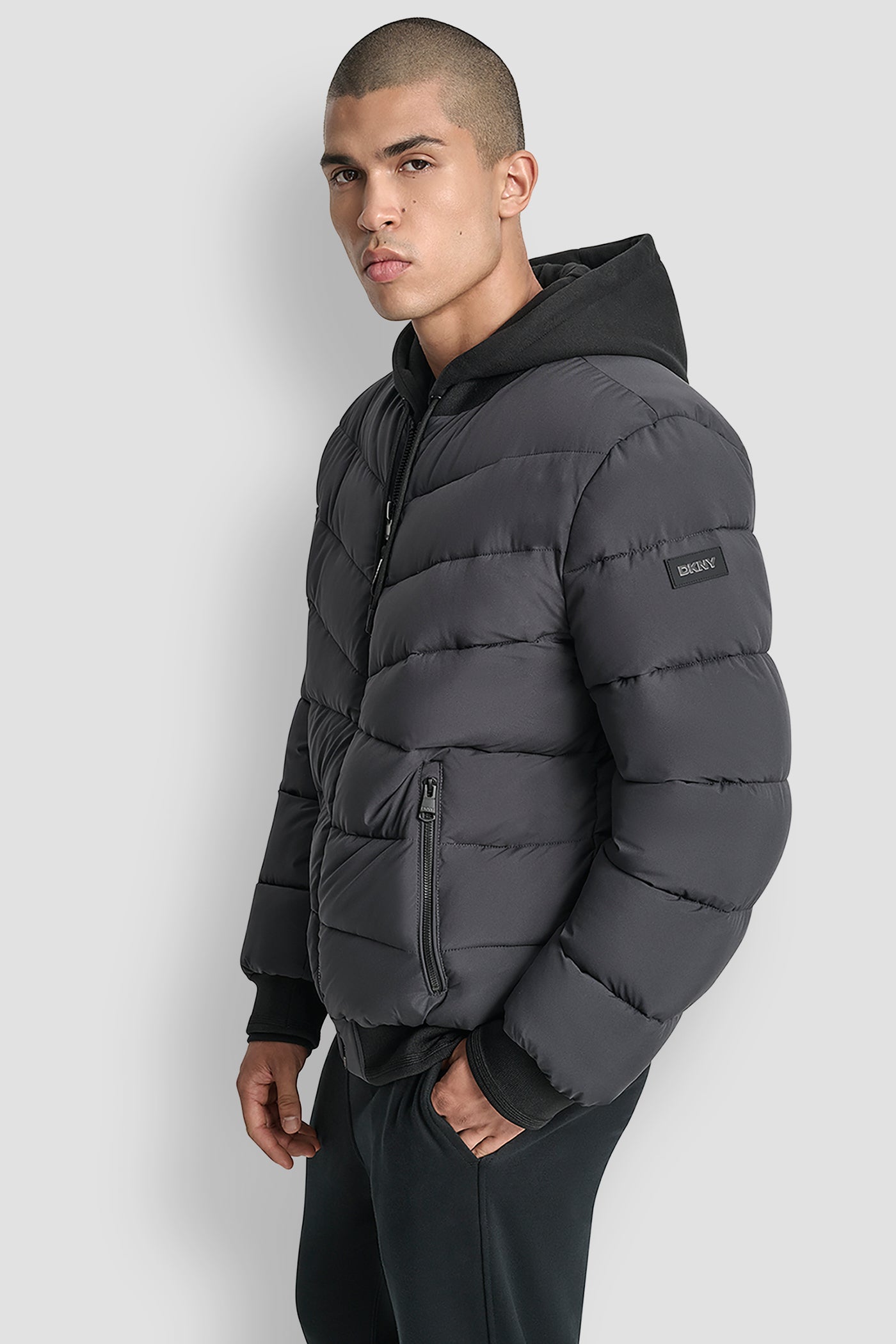 STRETCH BOMBER JACKET